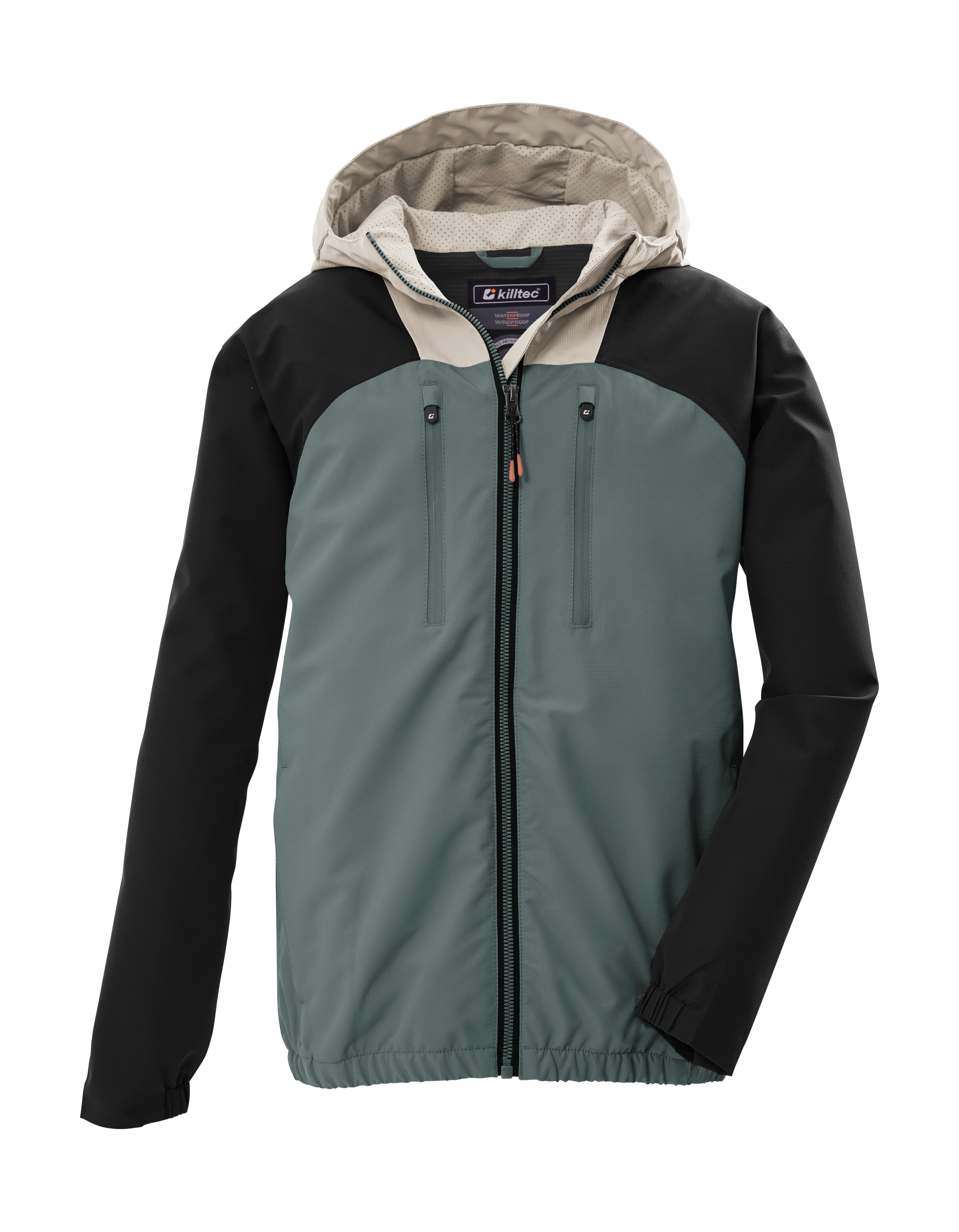 Killtec Funktionsjacke "KOS 148 BYS JCKT" Wind- und wasserdichte Kinderjacke mit Colorblock-Design