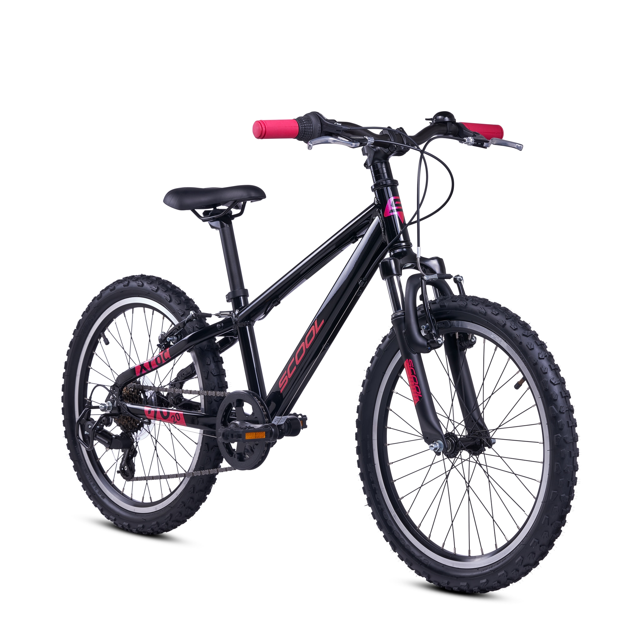S’COOL Jugendfahrrad »S'COOL Xroc Pro 20-K7 Oxid/Pink« 7 Gang Shimano Kettenschaltung
