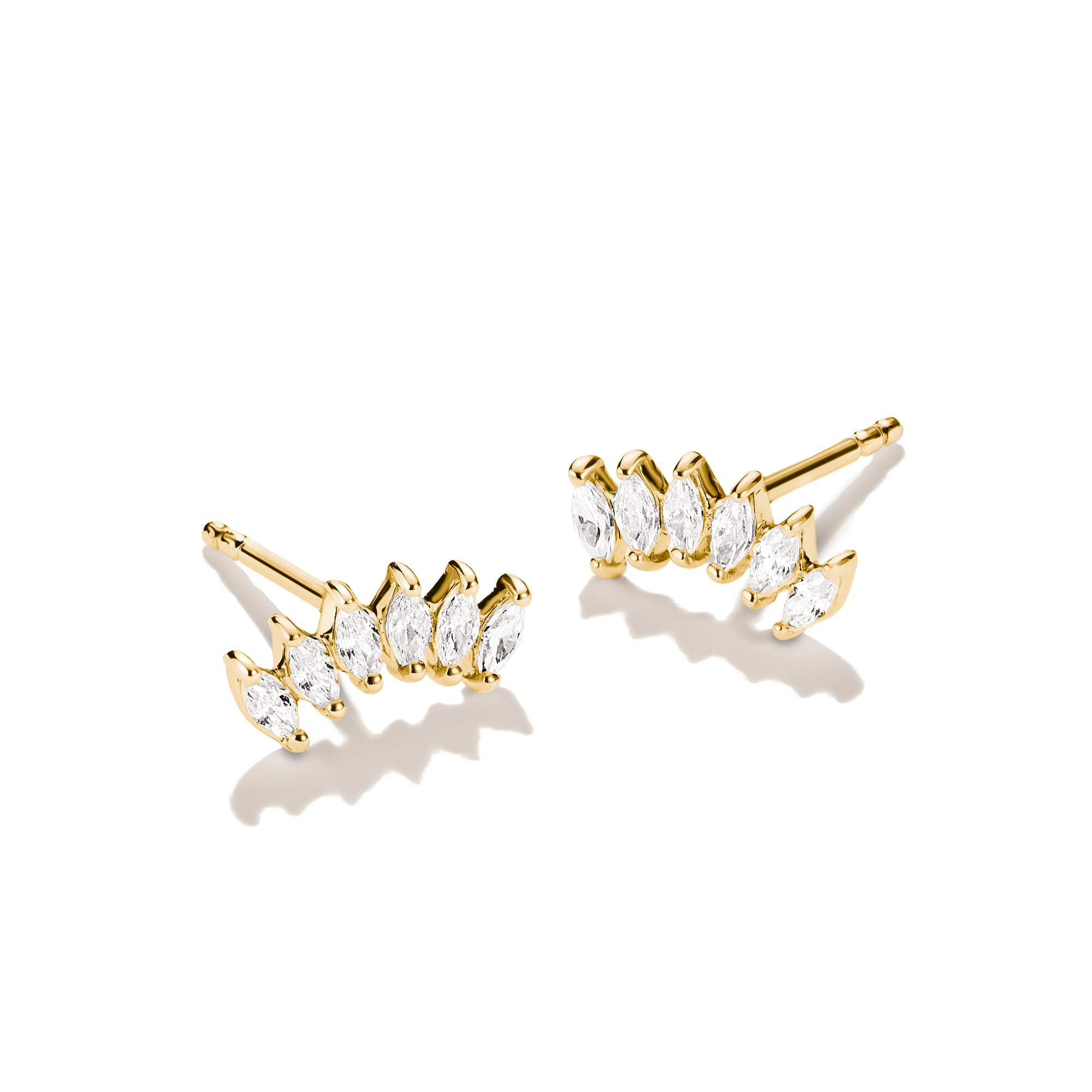THOMAS SABO Paar Ohrstecker »gelbgoldfarben« mit Zirkonia (synth.)