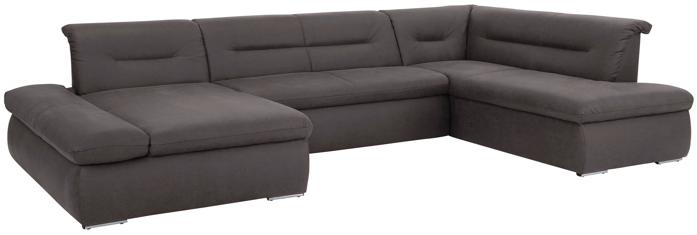 Home affaire Wohnlandschaft "Avesa U-Form" Wahlweise mit Armteilverstellung günstig online kaufen