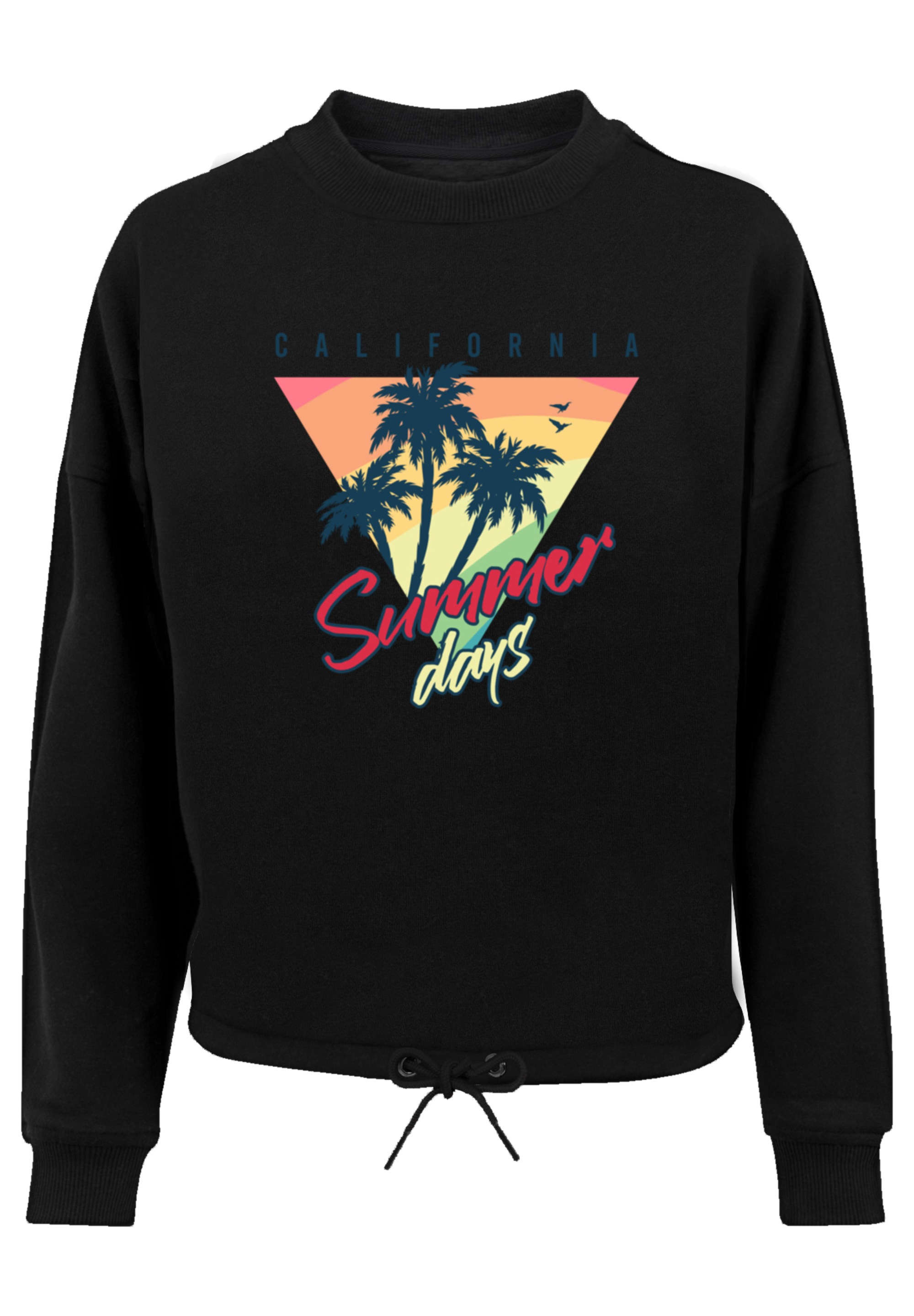 F4NT4STIC Sweatshirt »California Palmen Retro«, Premium Qualität