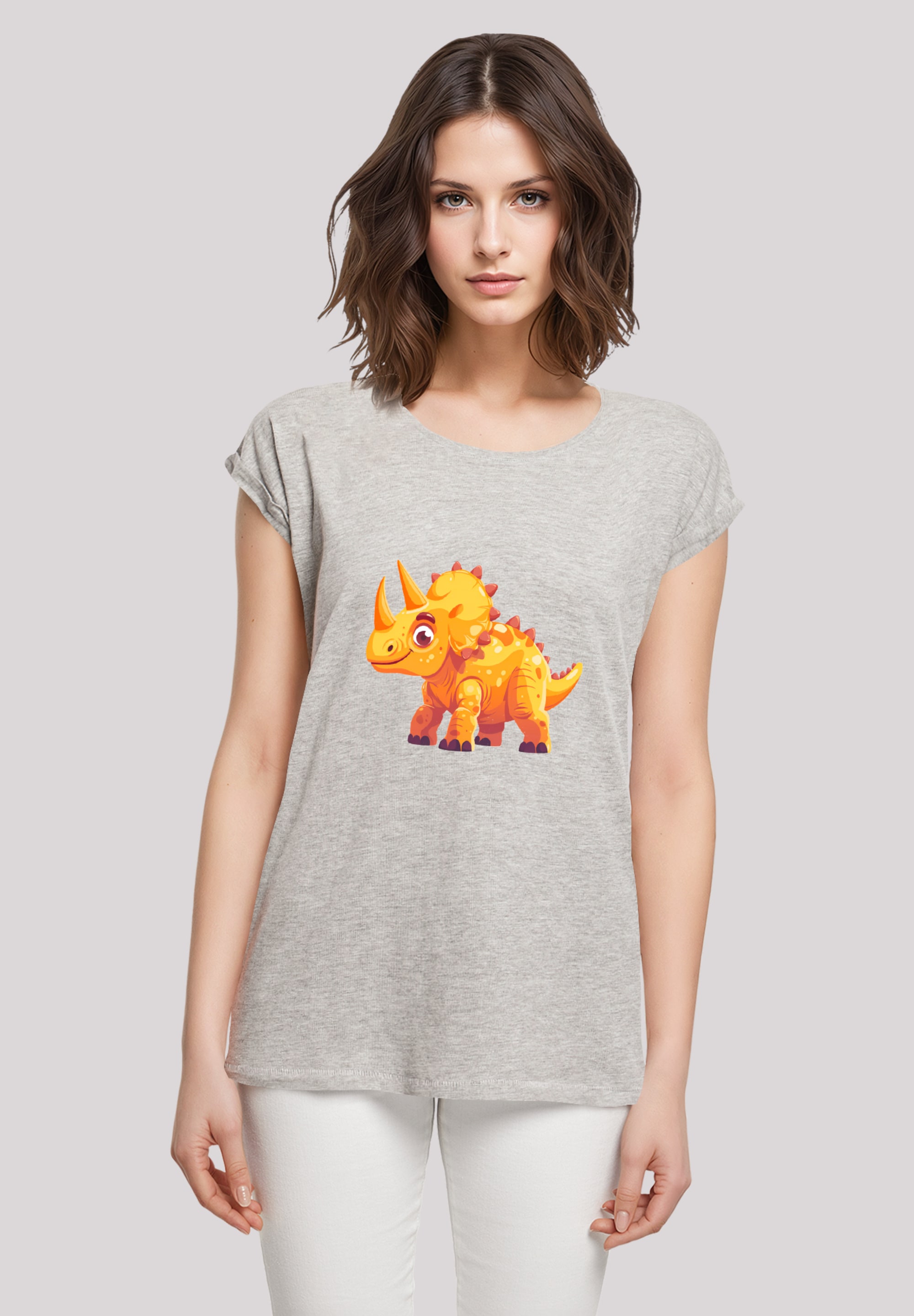 F4NT4STIC T-Shirt "Süßer Triceratops Dinosaurier", Premium Qualität günstig online kaufen