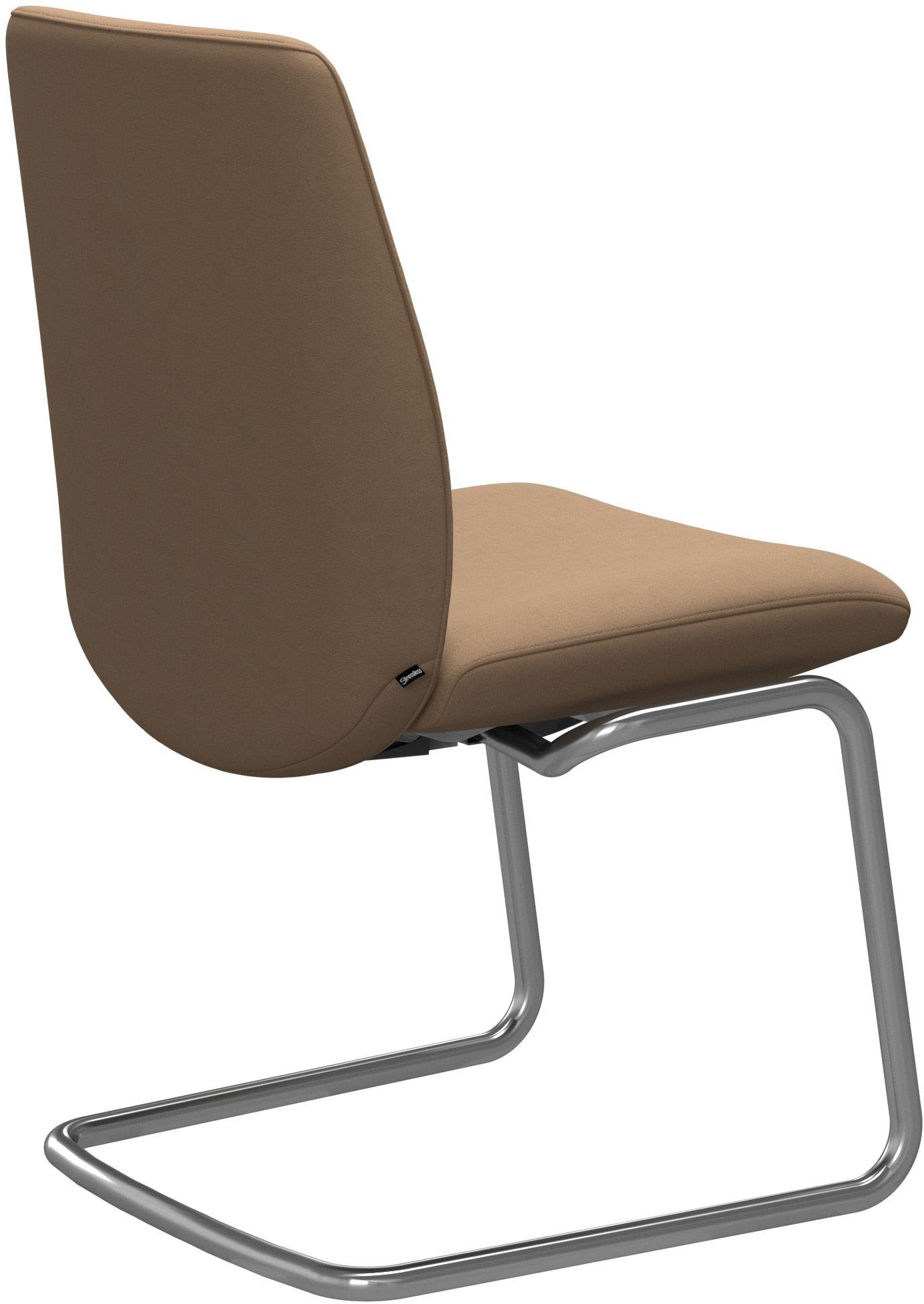 Stressless® Polsterstuhl »Laurel«, Microfaser DINAMICA, Low Back, Größe L, mit Beinen aus Stahl in Chrom glänzend