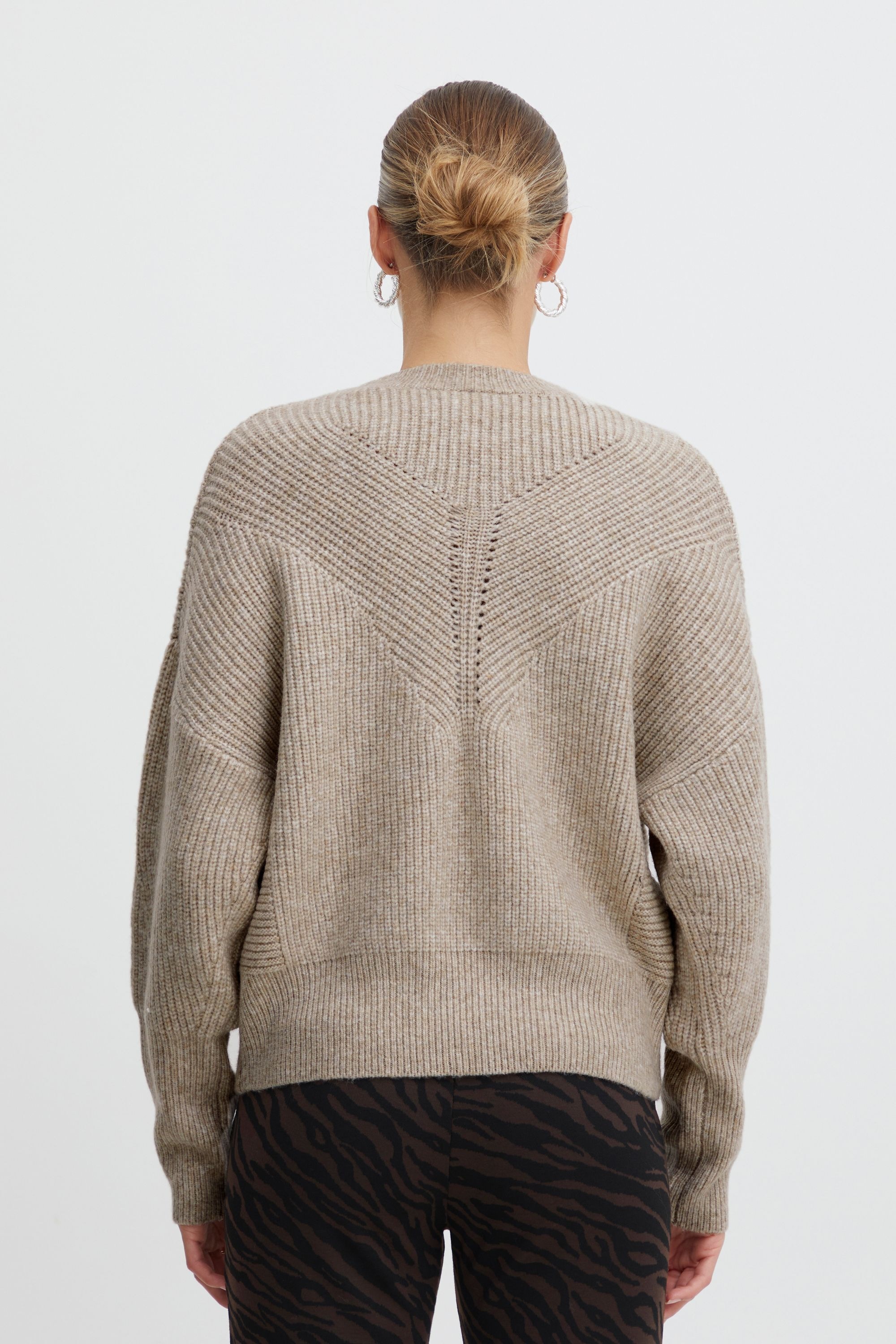 Ichi Strickfleece-Pullover »Strickpullover IHMylle«