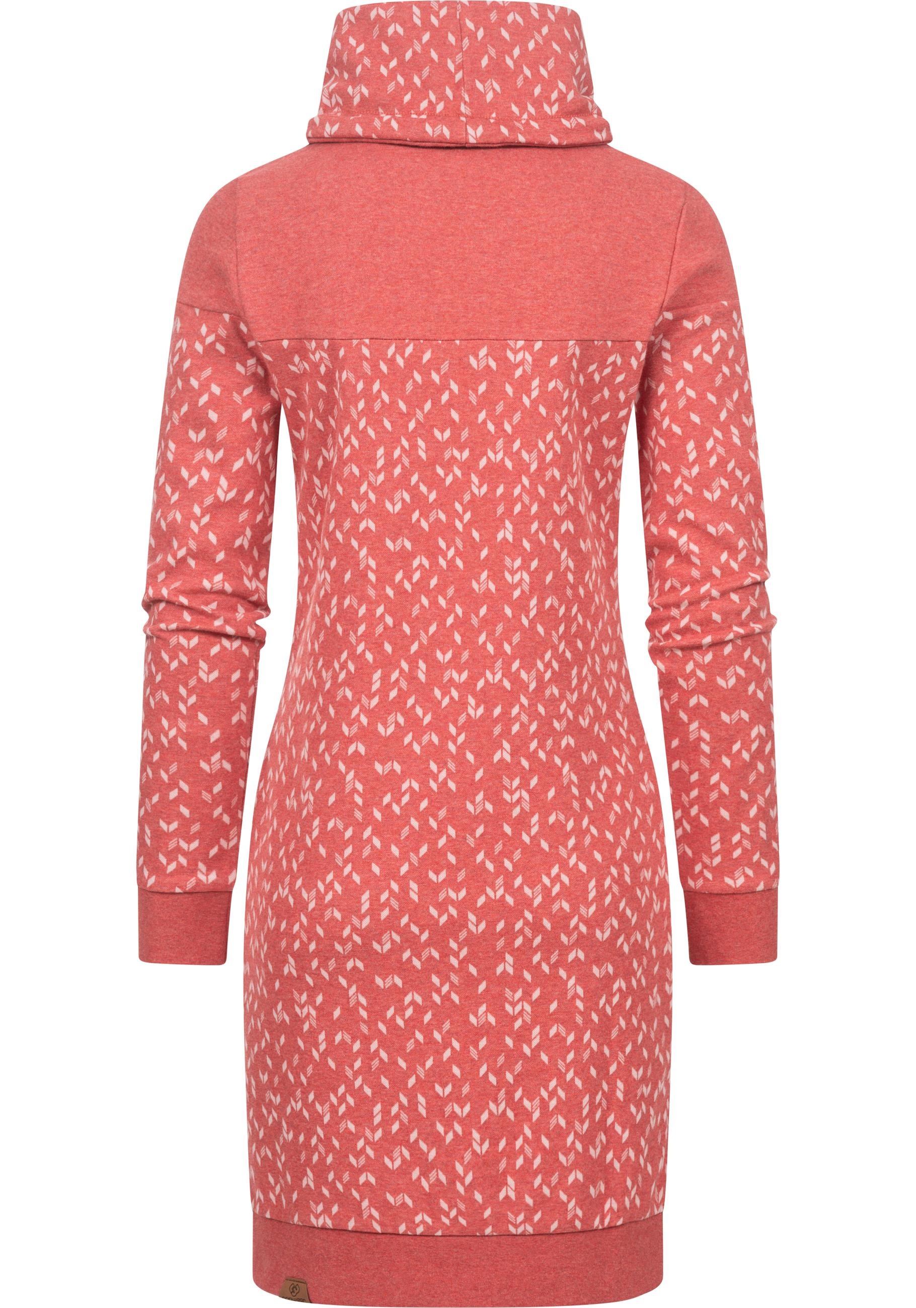 Ragwear Sweatkleid »Chloe Dress«, stylisches Langarmkleid mit Ethnomuster