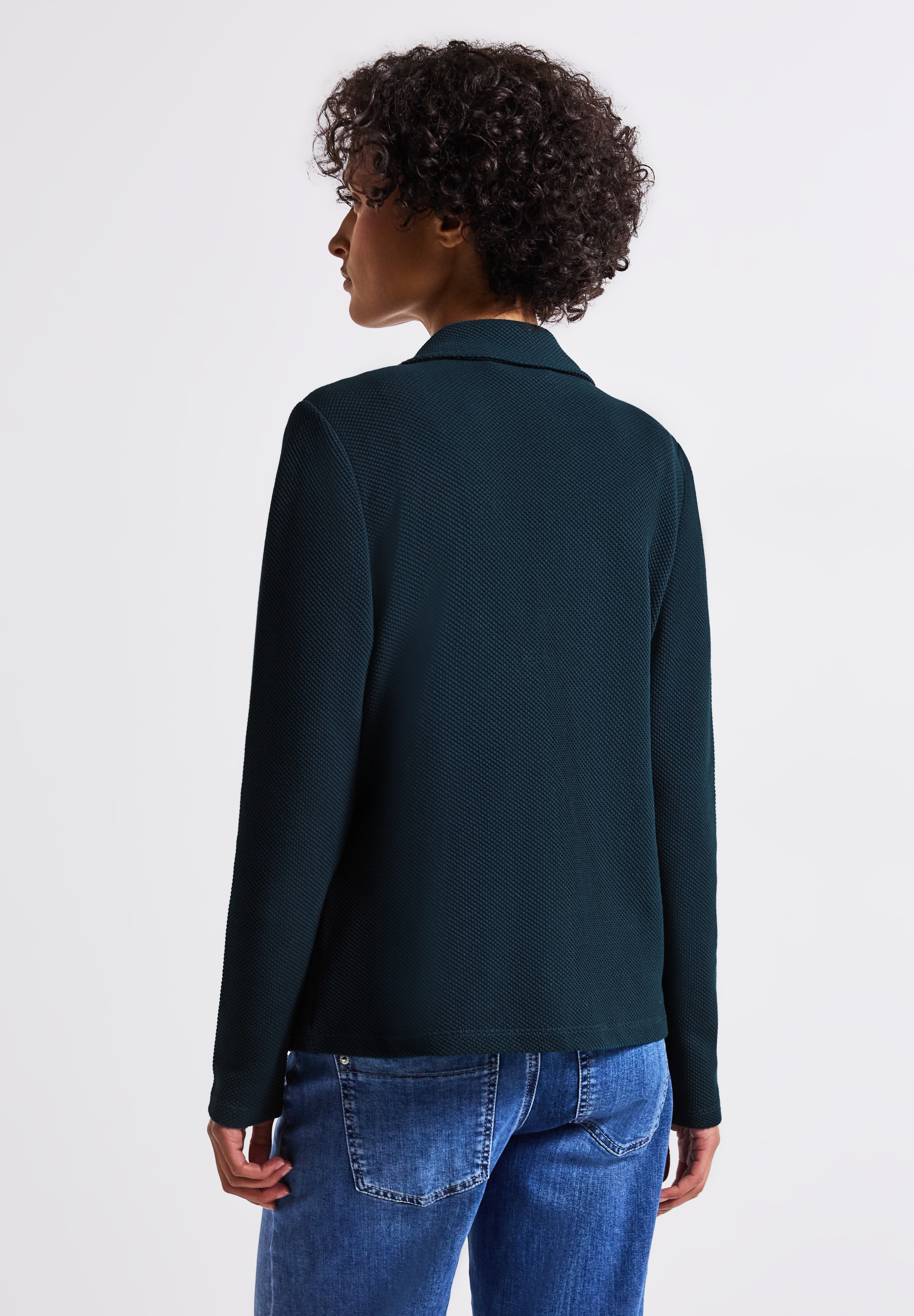 STREET ONE Kurzblazer, aus softem Materialmix