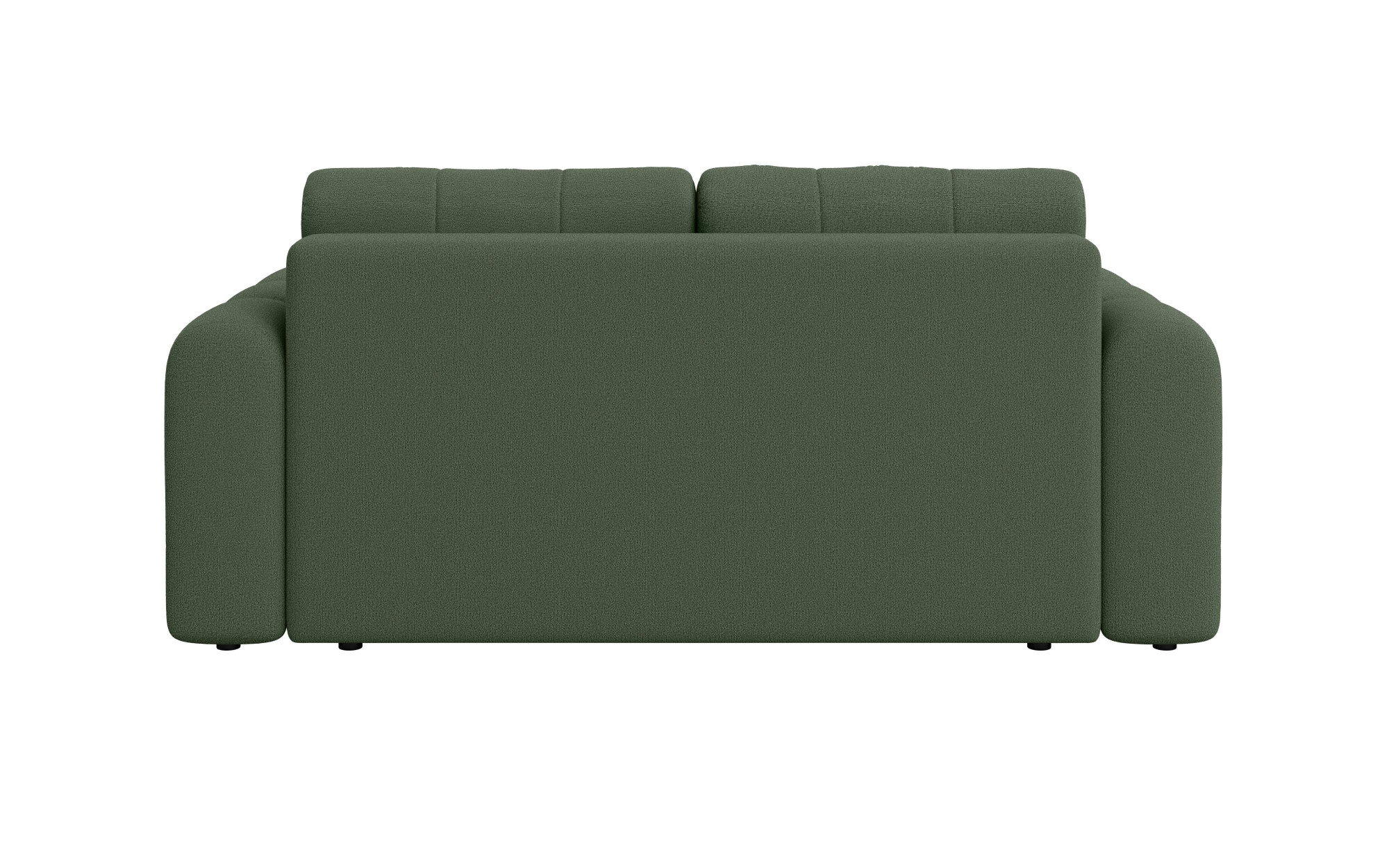 INOSIGN 2-Sitzer »Manilla, trendige Steppung, 2 Rückenkissen, B/T/H 195/107/91 cm« mit Wellenunterfederung, in verschiedenen Materialien und Farben