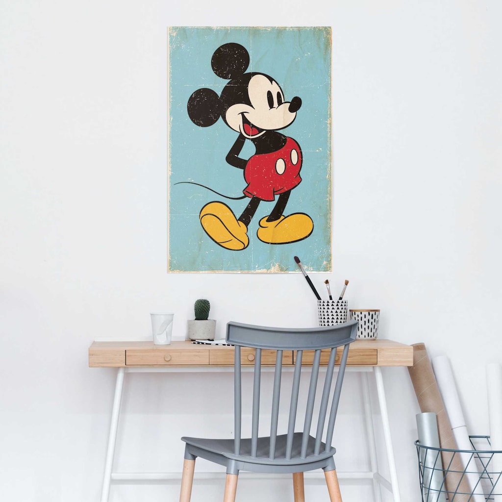 Reinders! Poster »Mickey Mouse retro«, (1 St.)