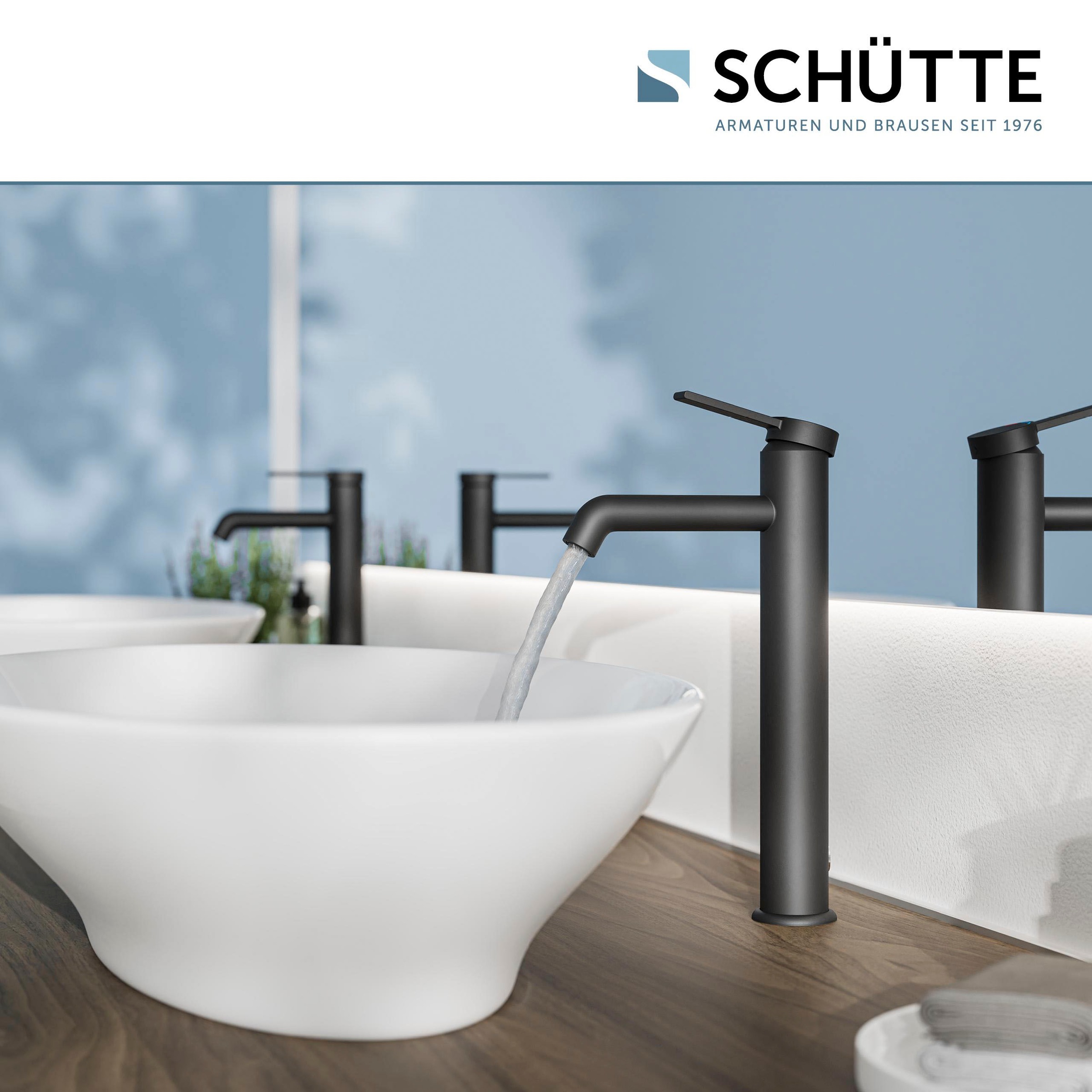 Schütte Waschtischarmatur »LOS ANGELES«, Wasserhahn Bad, energiesparend, Aufsatzwaschbecken