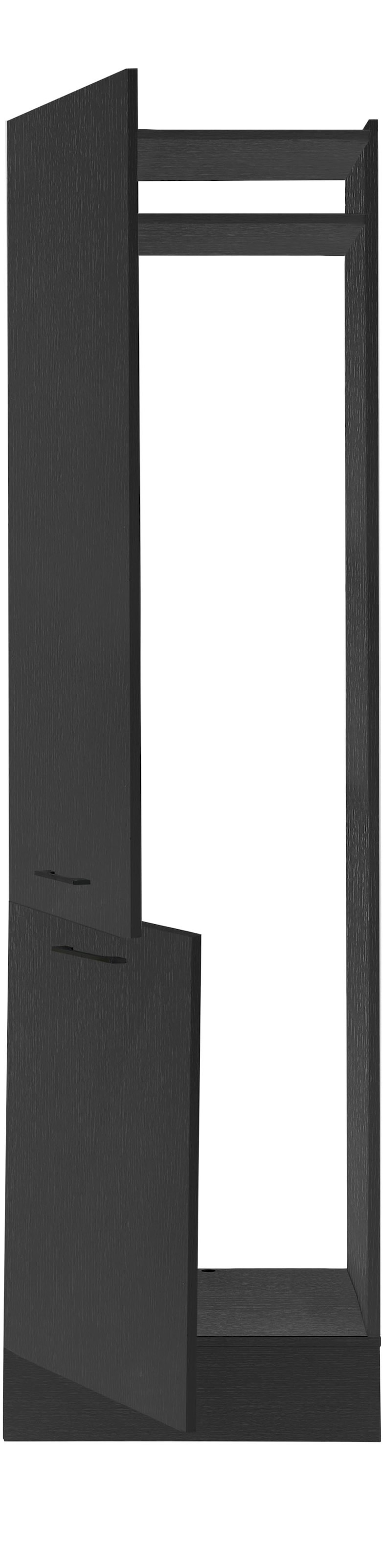 BASIC by Balculina Kühlumbauschrank »Turin«, Breite 60 cm, wahlweise in schwarz matt oder weiß matt