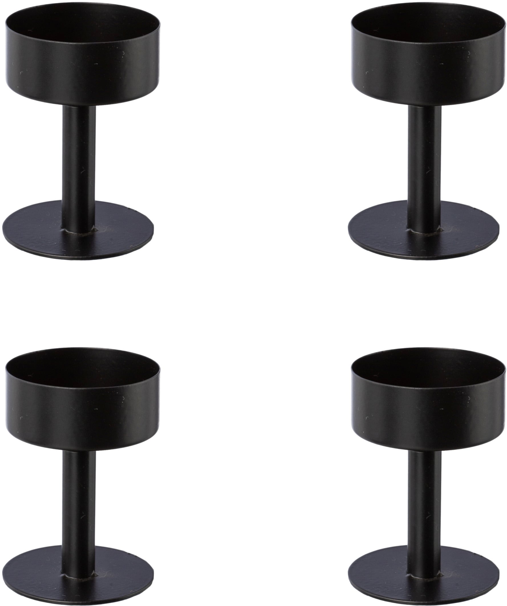 2024 neuester Stil Creativ deco Kerzenhalter, (4 St.), 4er Stumpenkerzen, | für BAUR 4,5 cm Ø Set, kaufen