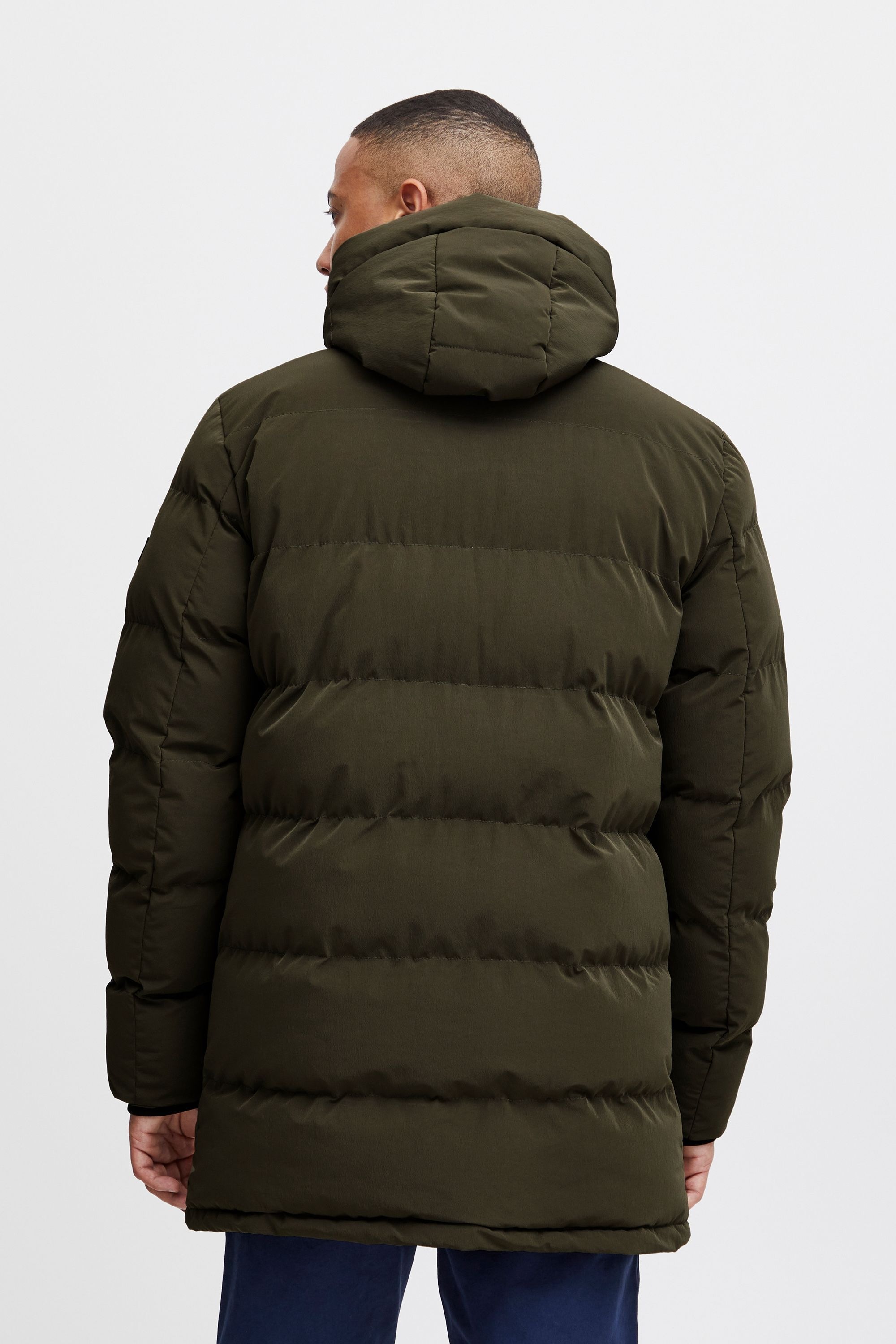 BLEND Bhukendt Quilted Coat Men Green M 3
