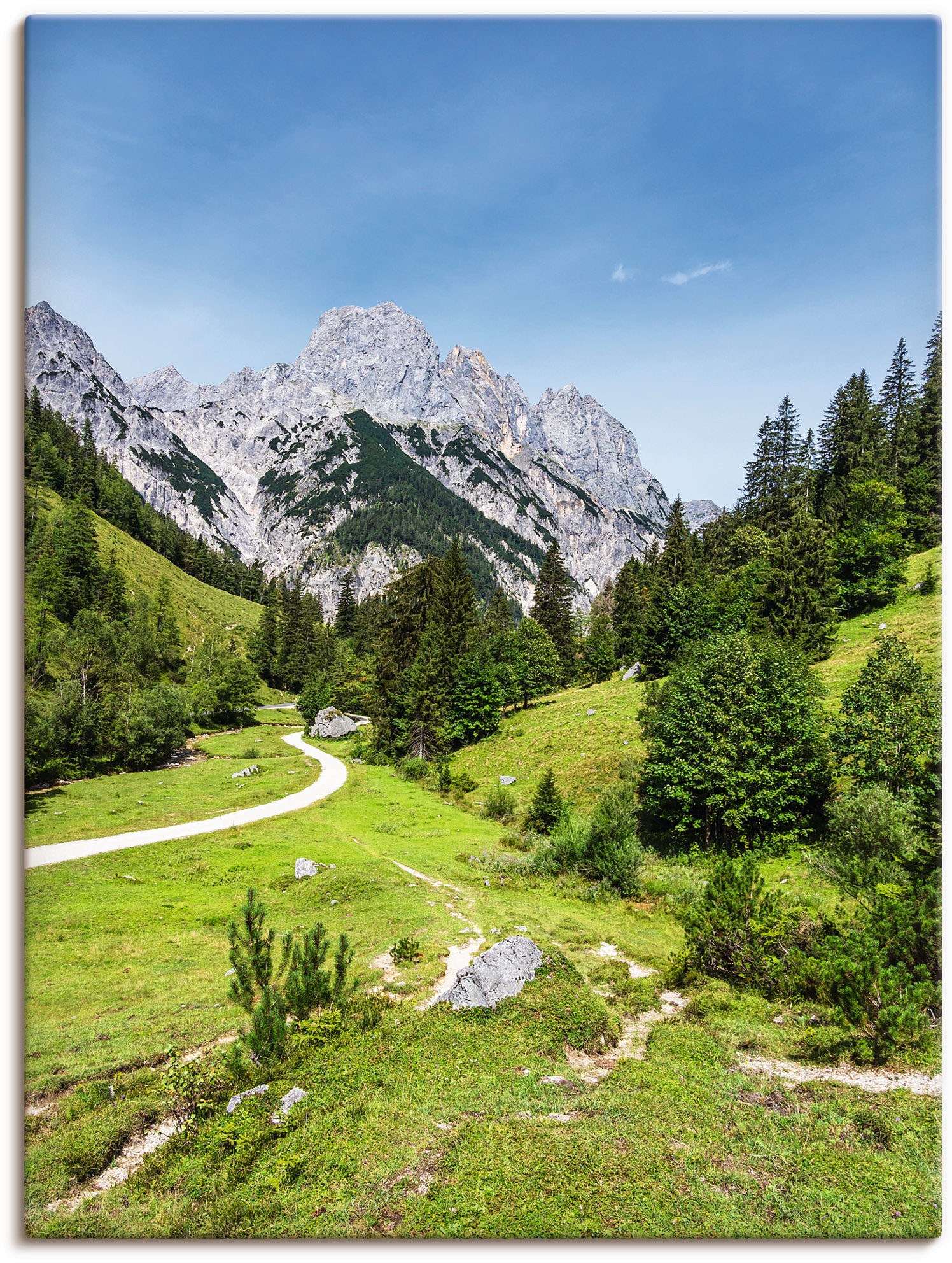 Artland Wandbild »Bindalm im Berchtesgadener | Leinwandbild, BAUR Wandaufkleber Poster (1 Berge als oder St.), in kaufen Alpenbilder, Land versch. & Bayern«, Größen Alubild