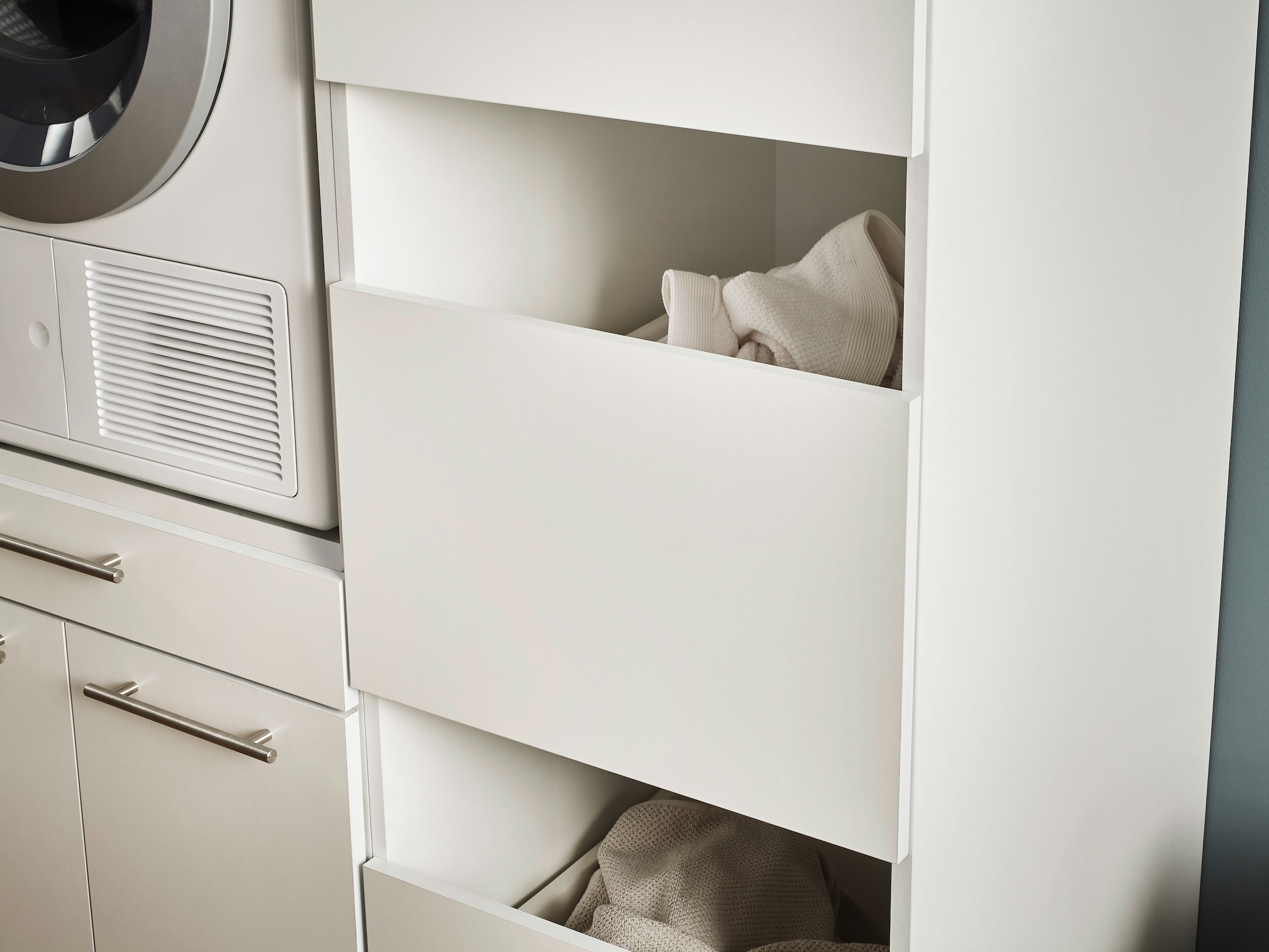 Laundreezy Mehrzweckschrank-Set »LAUNDREEZY LDSK4«, Breite 117,5 cm