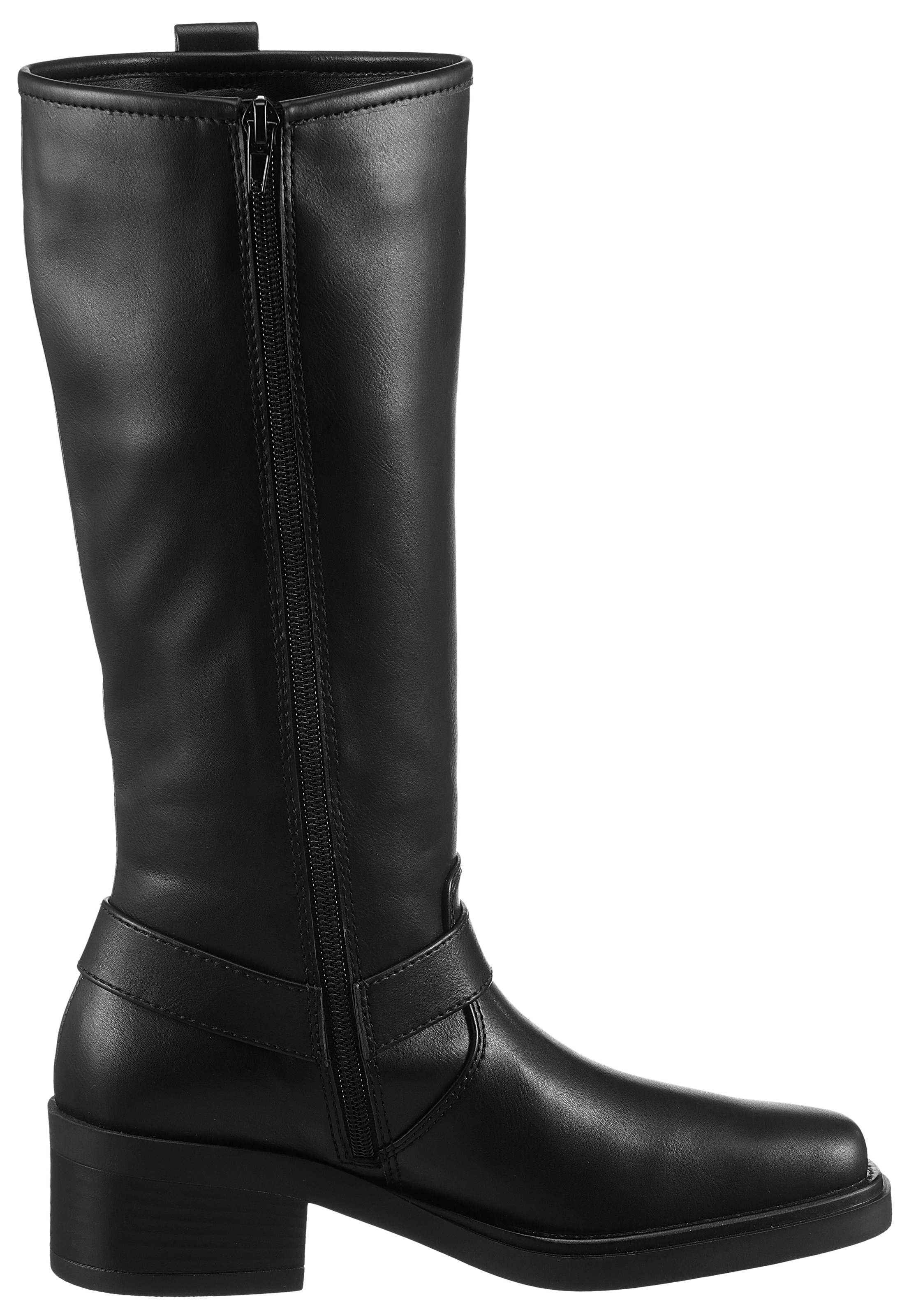 Aniston SHOES Stiefel, Bikerstiefel mit Innen-Reißverschluss - NEUE KOLLEKTION