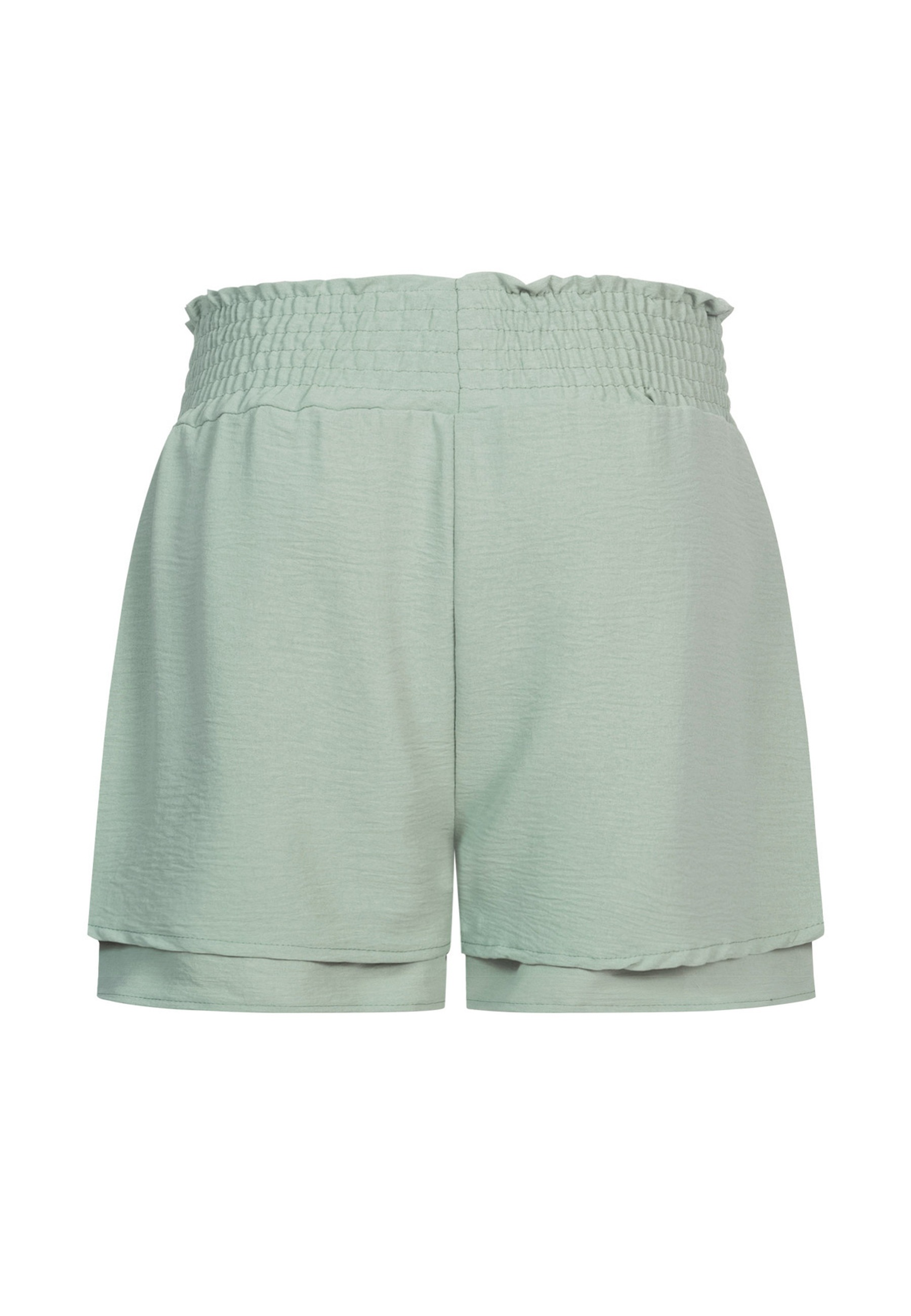 CLOUD 5IVE Shorts »CLOUD 5IVE Musselin Shorts 2-Lagig mit Gummibund«