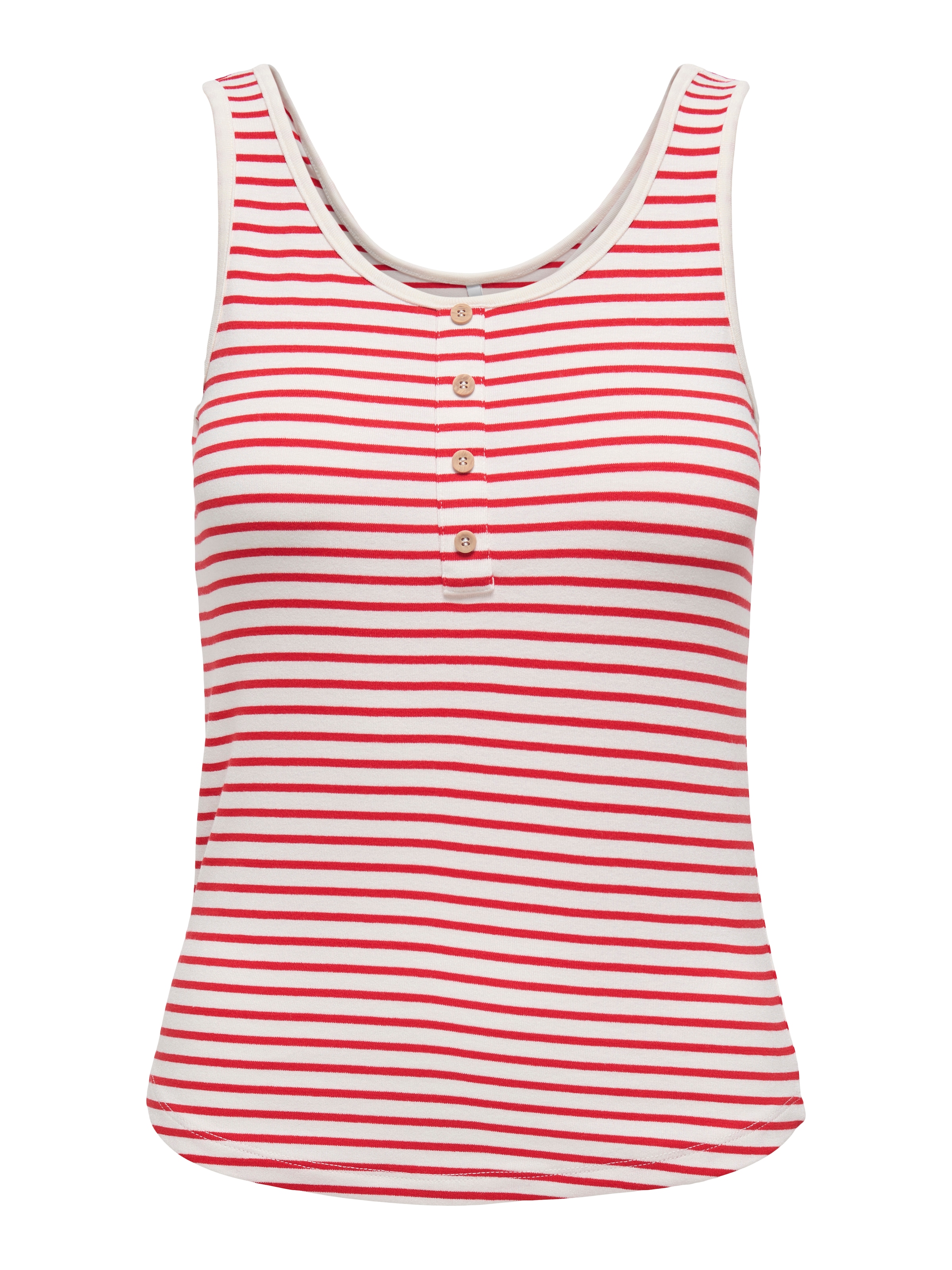 ONLY Blusenshirt »ONLDEVIN S/L STRIPE O-NECK TOP JRS«