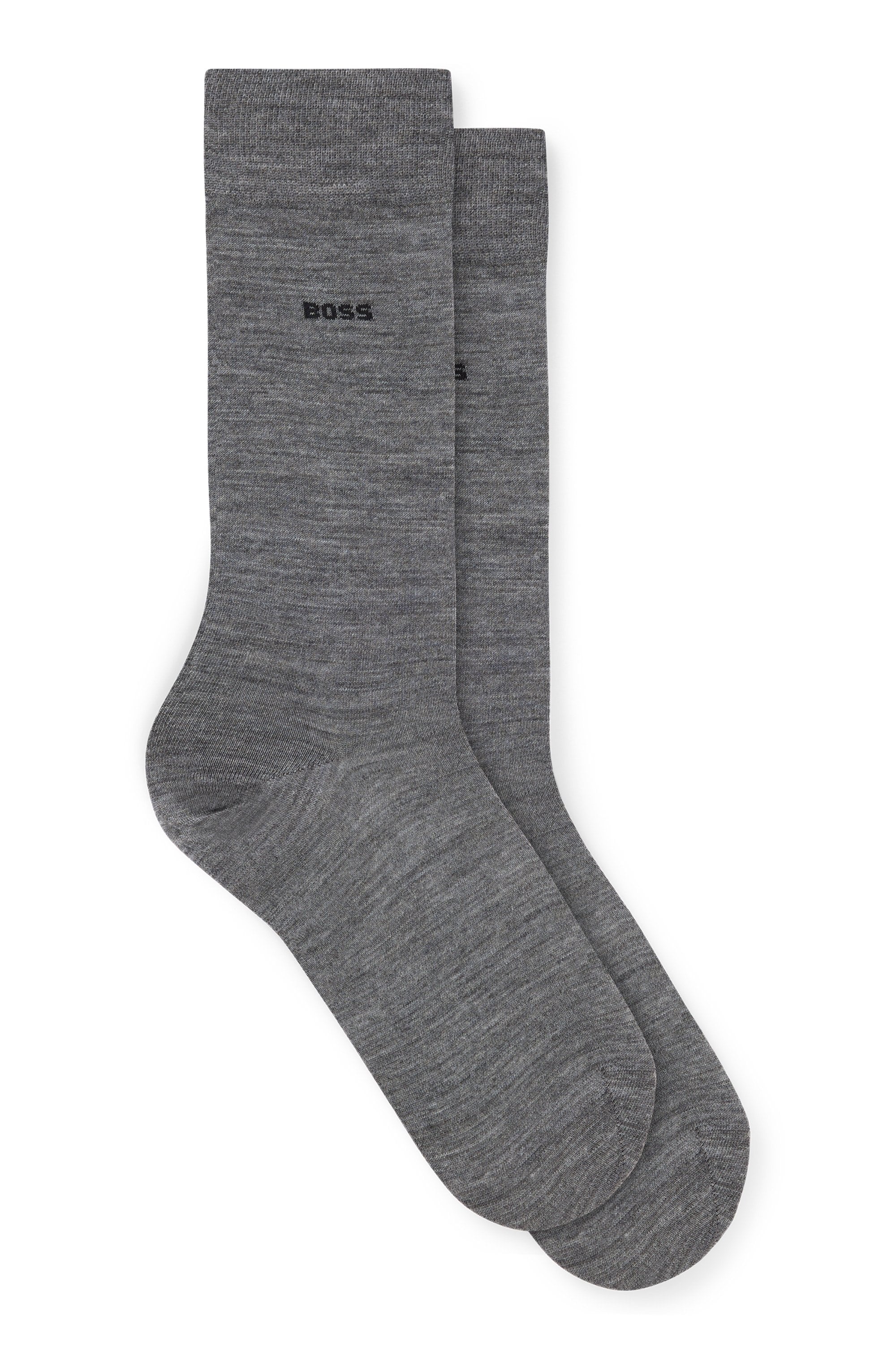 BOSS Socken "2P RS Uni WO", (Packung, 2er Pack), mit eingesticktem Markenlo günstig online kaufen