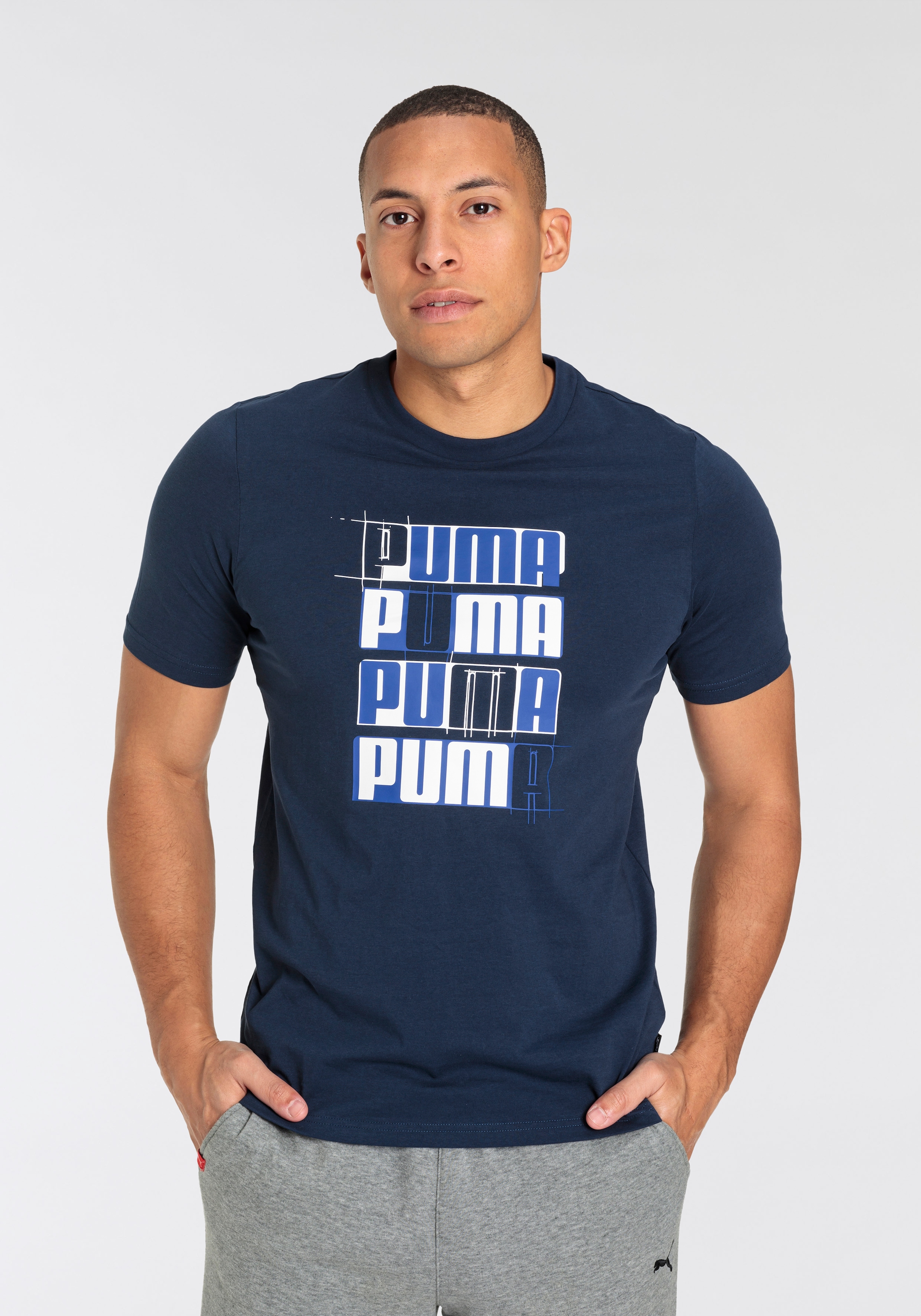 PUMA T-Shirt "ESS+ LOGO LAB TEE" günstig online kaufen