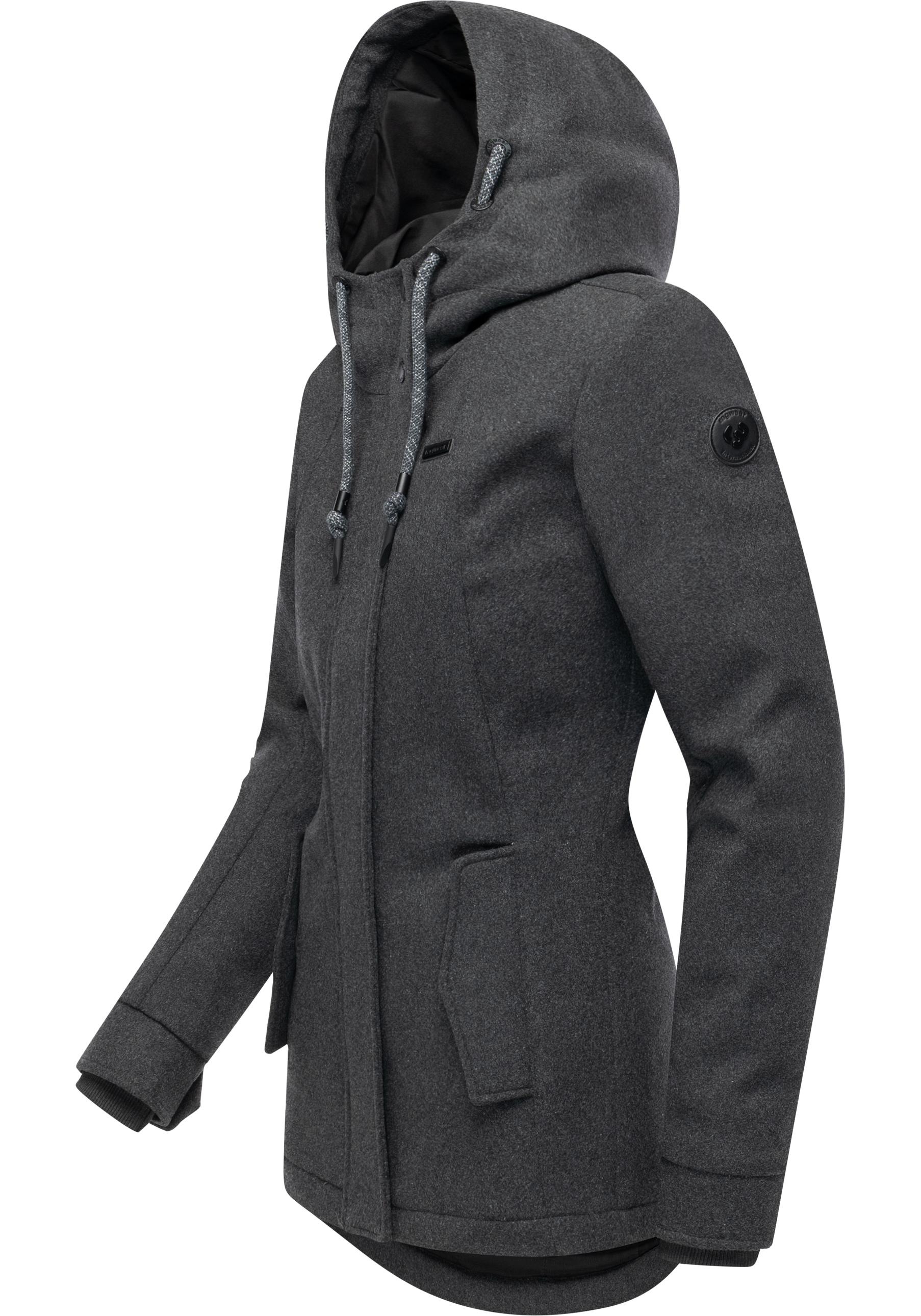 Ragwear Winterjacke »Monadde Felt YOUMODO«, mit Kapuze, Wasserfeste warme Jacke mit Kapuze