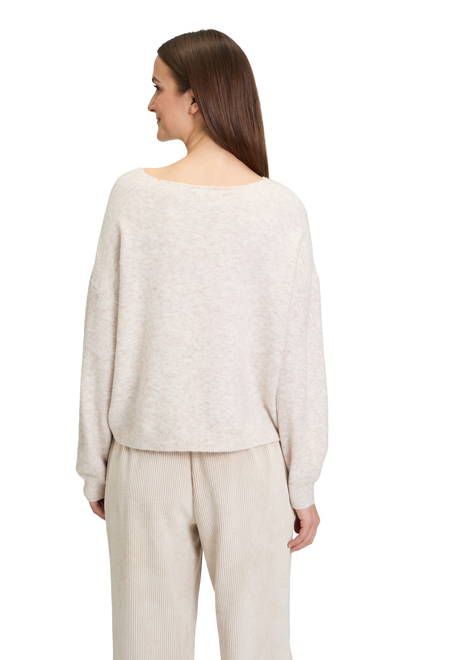 Cartoon Strickpullover »Cartoon Basic-Pullover mit Rundhalsausschnitt«, (1 tlg.), Rippbündchen
