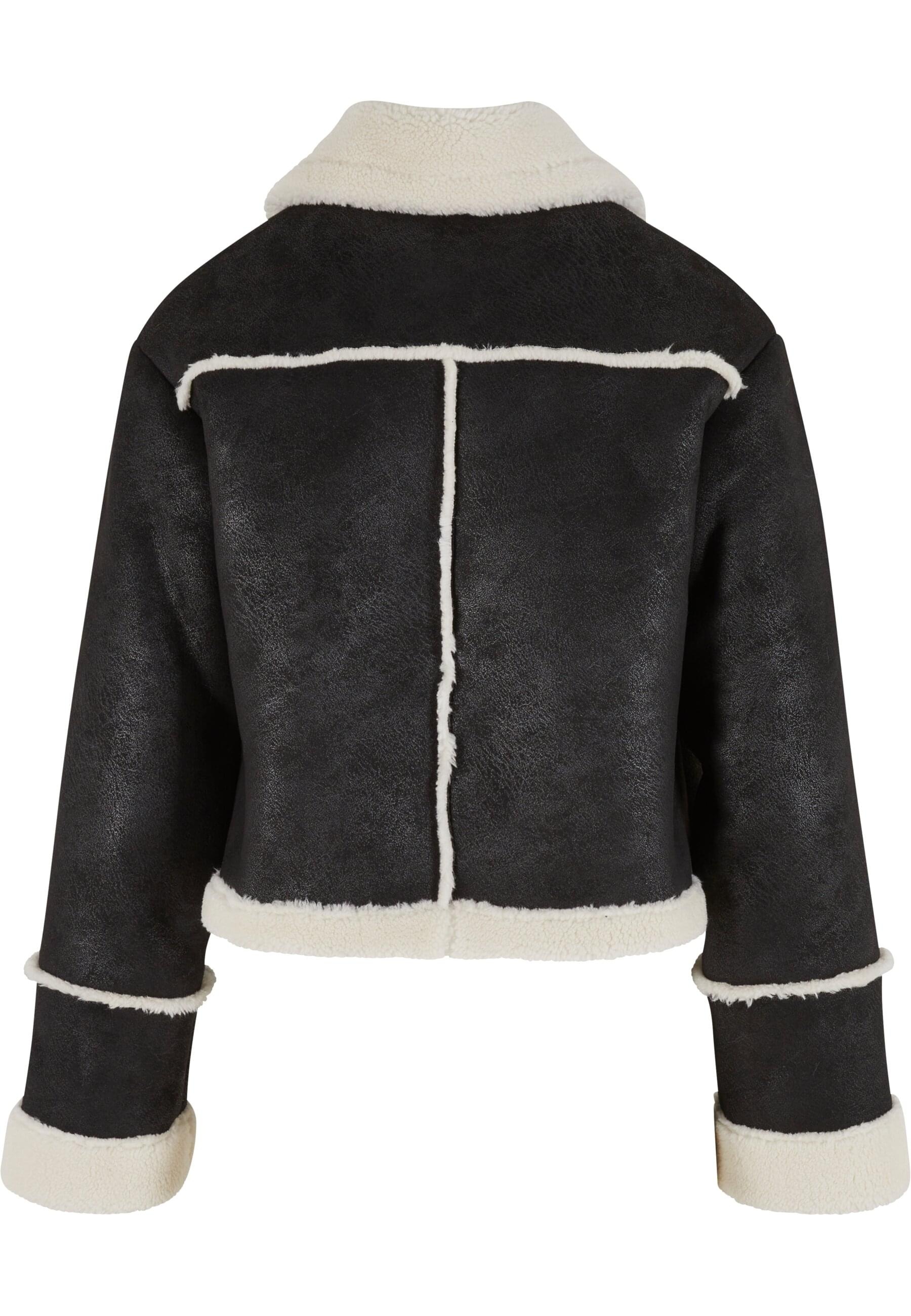 URBAN CLASSICS Winterjacke »Urban Classics Ladies Shearling Jacket«, (1 St.), mit Kapuze