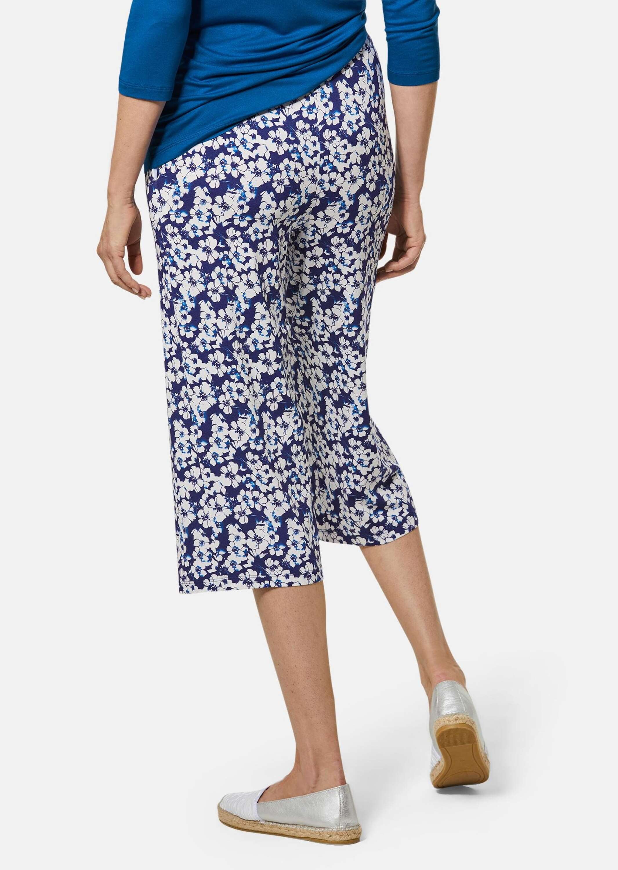 GOLDNER 7/8-Hose »Druckhose Louisa Attraktive Druckhose Louisa mit weichem Fall«