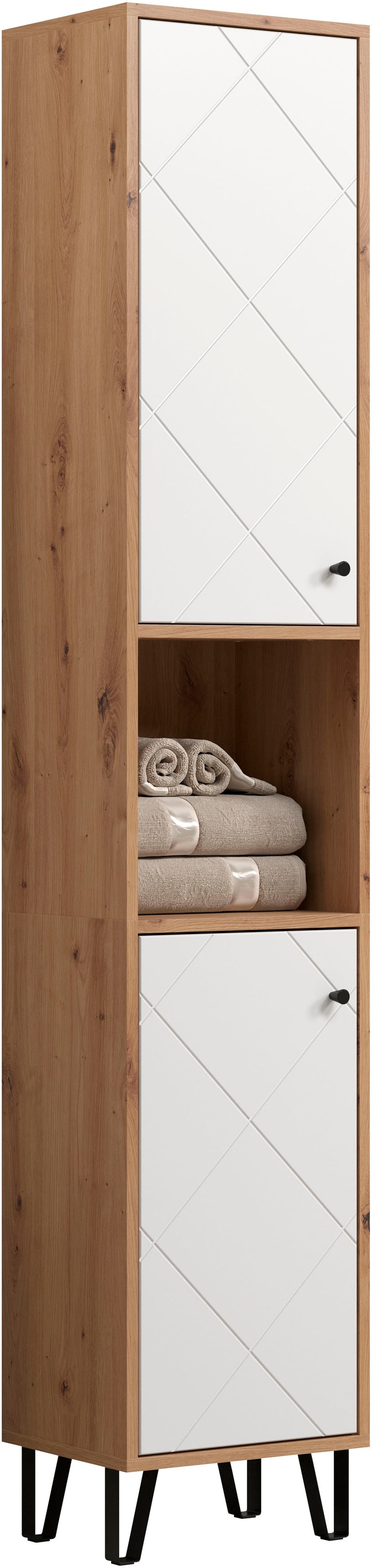 Places of Style Hochschrank "Tarragona", (1 St.), Hochschrank mit 1 Tür & 1 günstig online kaufen