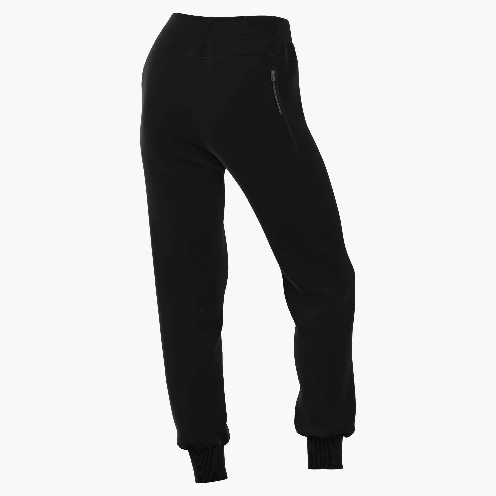 Sporthose NIKE SPORTSWEAR "W NSW TCH FLC MR JGGER 2", Damen, Gr. M, N-Gr, schwarz, schwarz, Obermaterial: 53% Baumwolle, 47% Polyester, Hosen Sporthose, schnell trocknendes Material, atmungsaktiv, mit Kordelverschluss 7