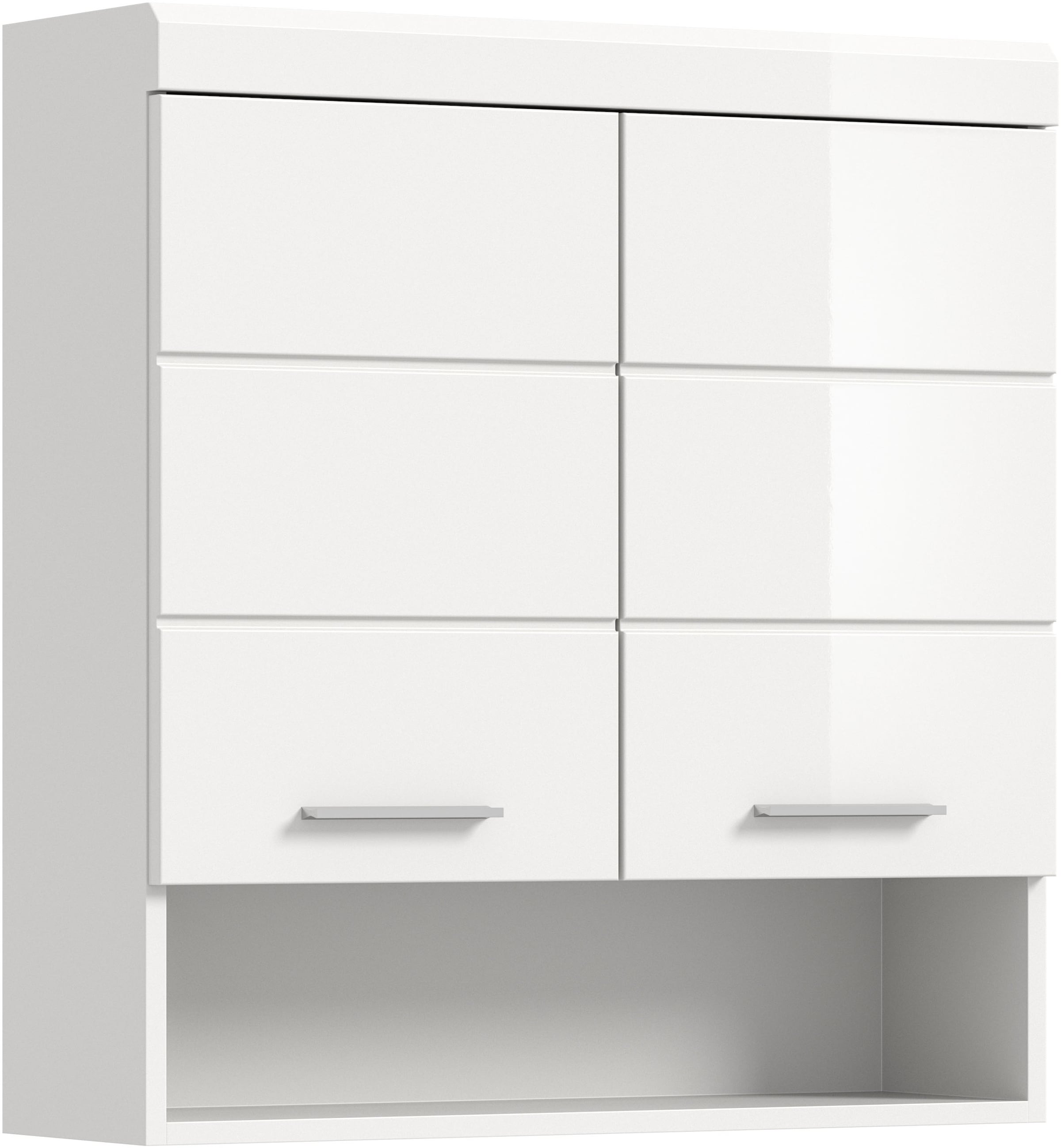 welltime Hängeschrank "SIENA, Breite 74cm, 2 Türen, 1 offenes Fächer, MDF-F günstig online kaufen