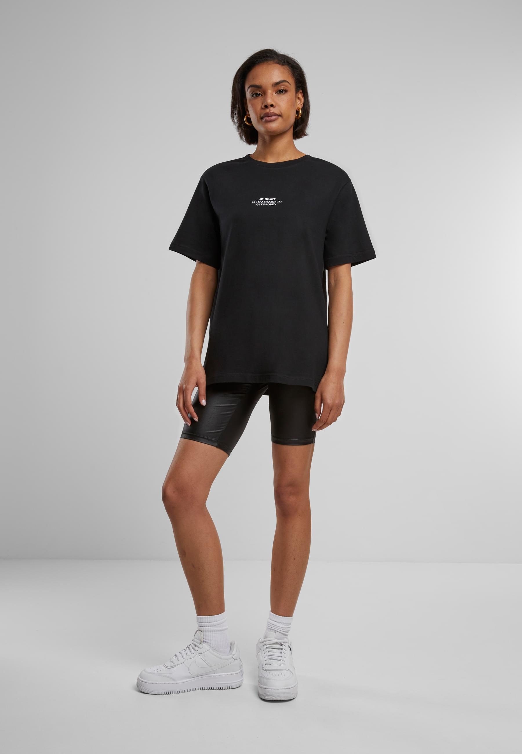 Miss Tee T-Shirt »Miss Tee Damen Too Frozen Tee«, (1 tlg.)