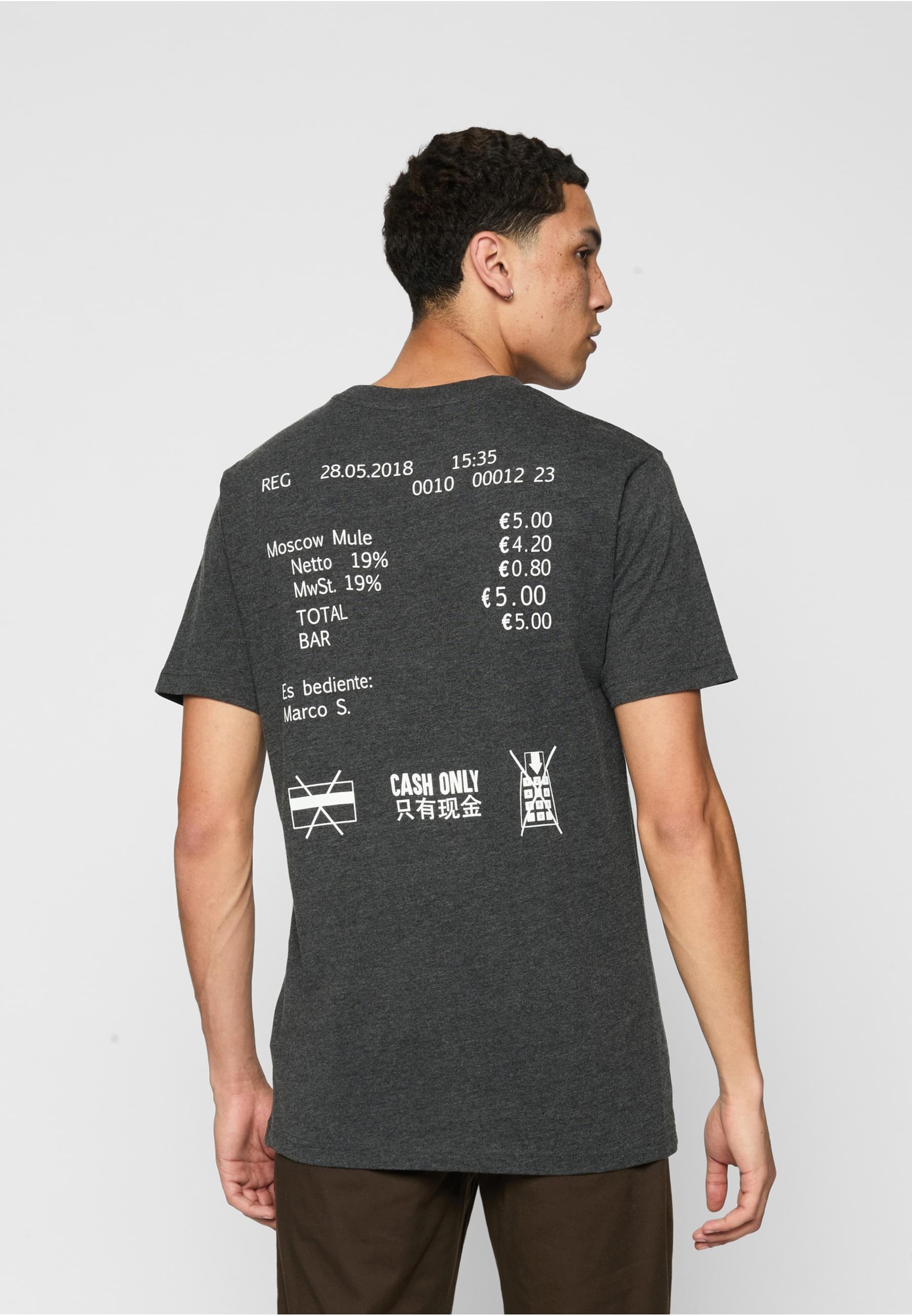 MisterTee Kurzarmshirt »MisterTee Herren Cash Only Tee«, (1 tlg.)