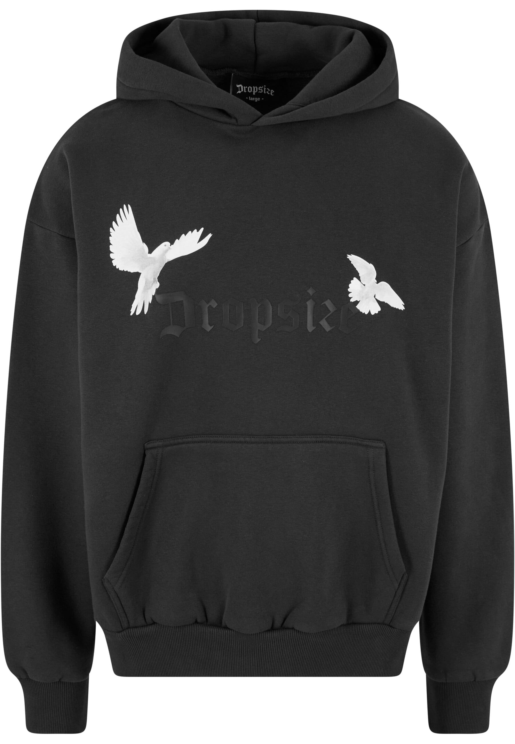 Kapuzensweatshirt »Dropsize Herren Heavy Oversize Doves Hoodie«, (1 tlg.)