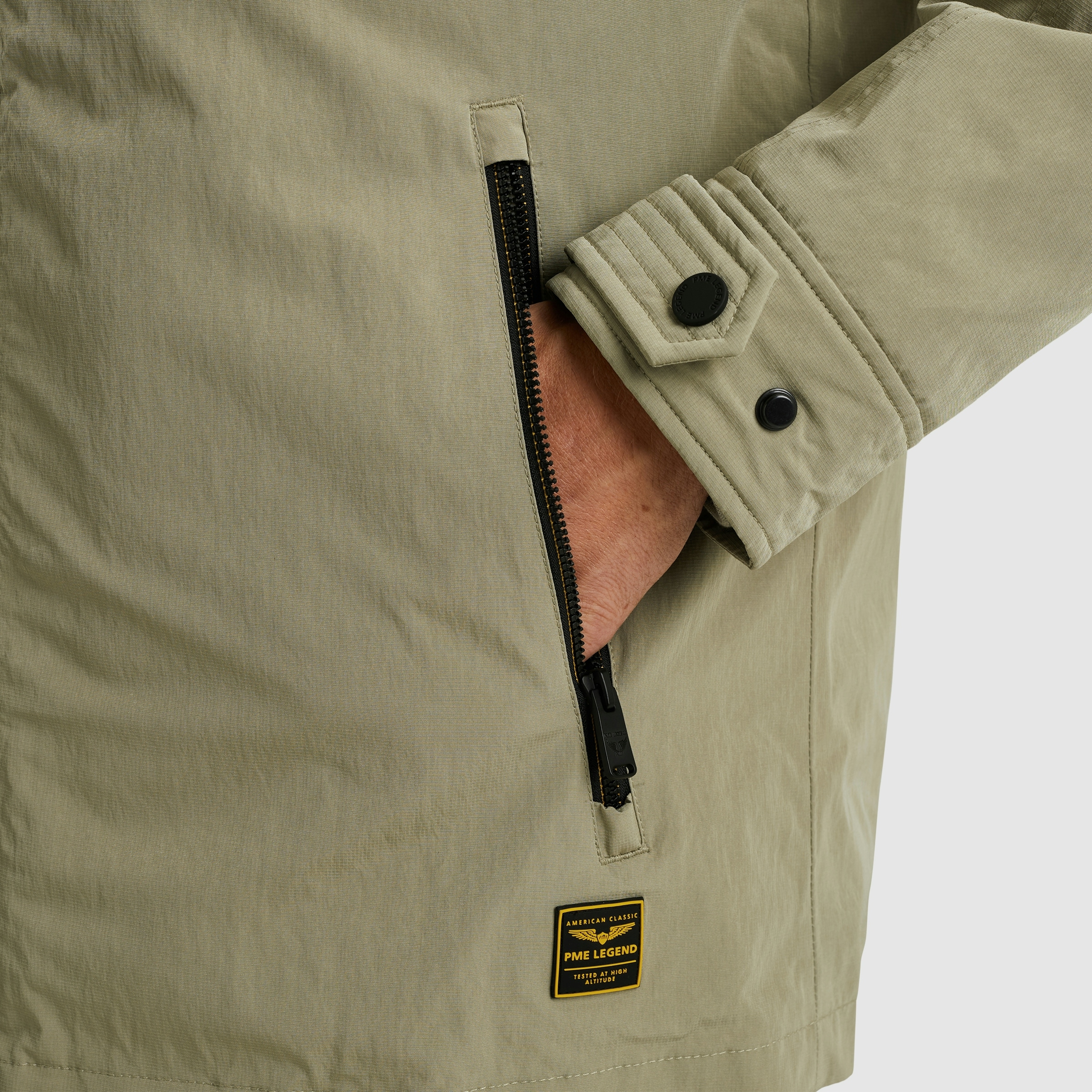 PME LEGEND Winterjacke mit Kapuze Herausnehmbares Fellimitat