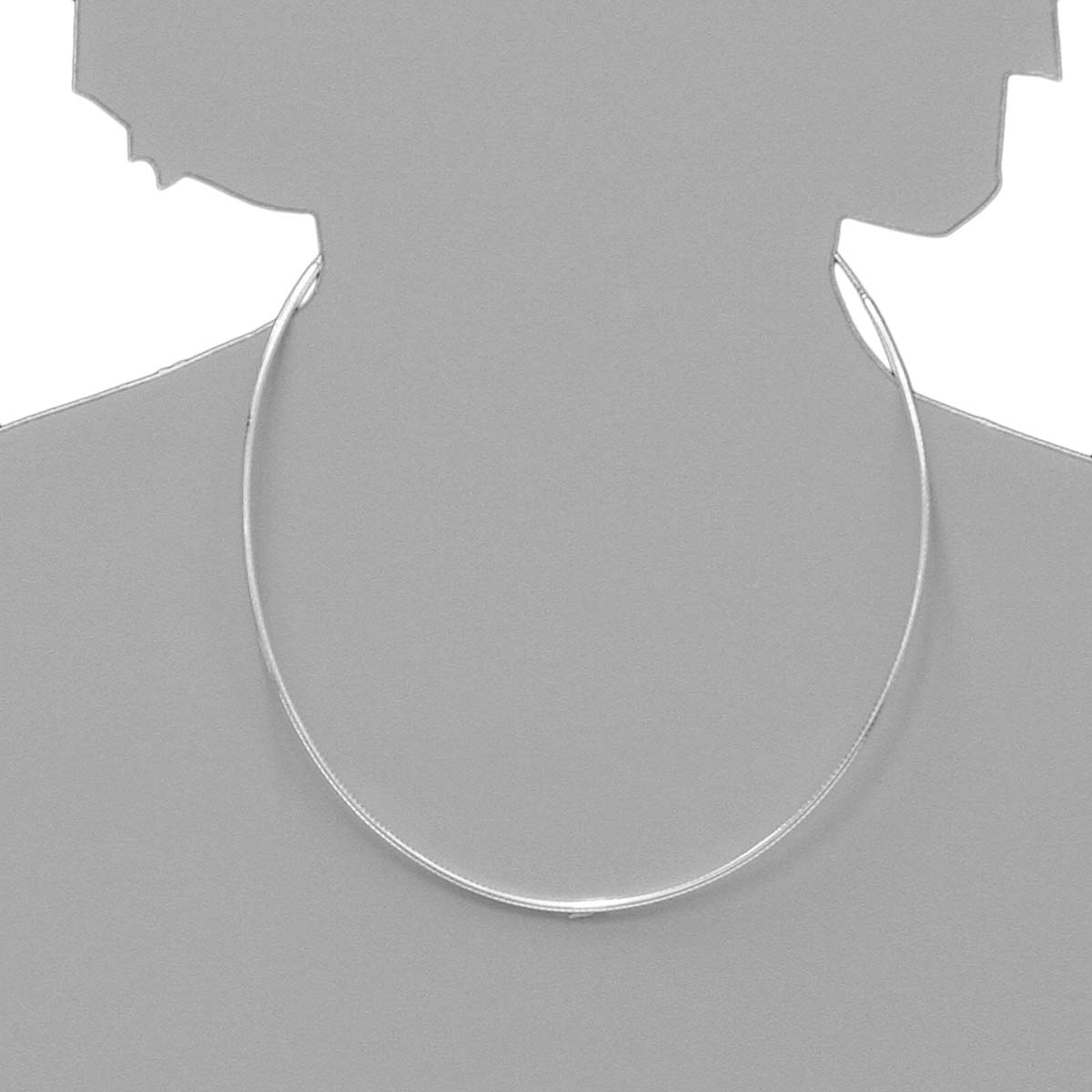 OSTSEE-SCHMUCK Halsreif »- Omega 2,2 mm - Silber 925/000 -,«