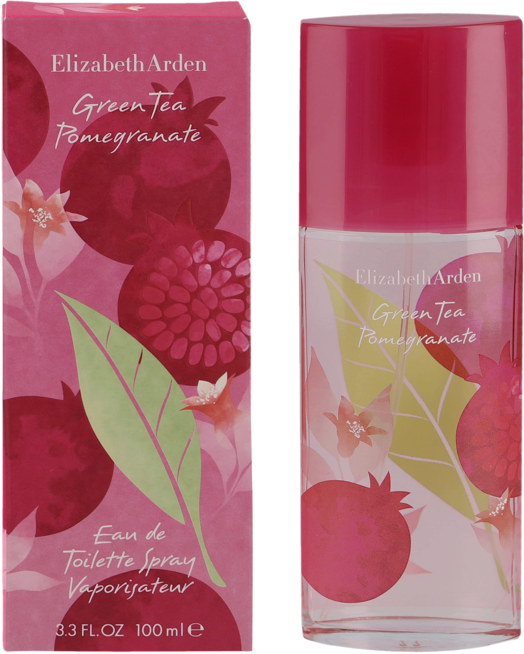 Elizabeth Arden Eau de Toilette »Green Tea Pomegranate«, Fruchtiger Duft mit Granatapfel, Magnolie, Veilchenblätter & Moschus.