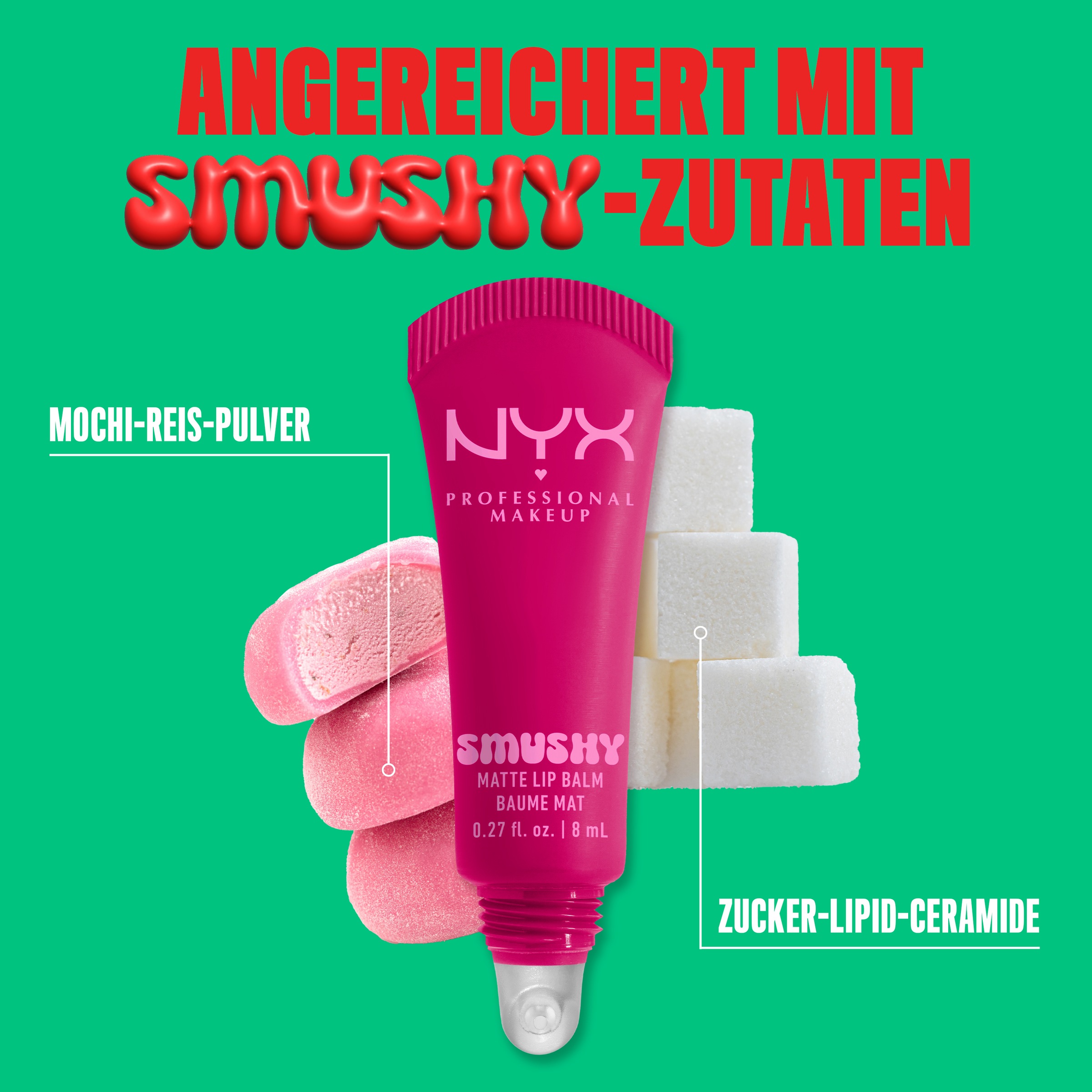 NYX Lippenbalsam »NYX Professional Makeup Smushy Matte Lip Balm«