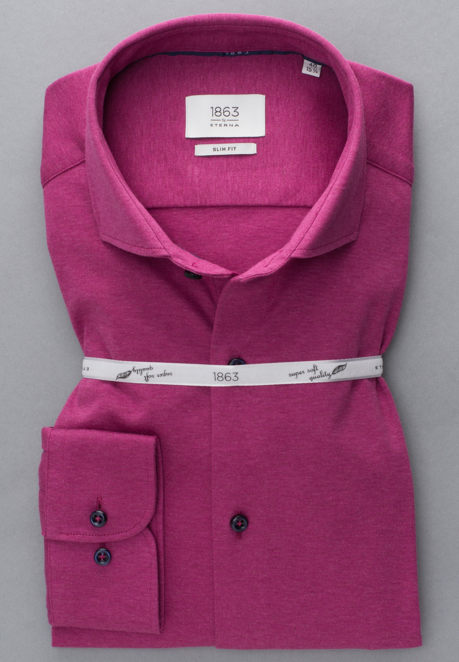 Eterna Langarmhemd »SLIM FIT«, NON IRON (bügelfrei)