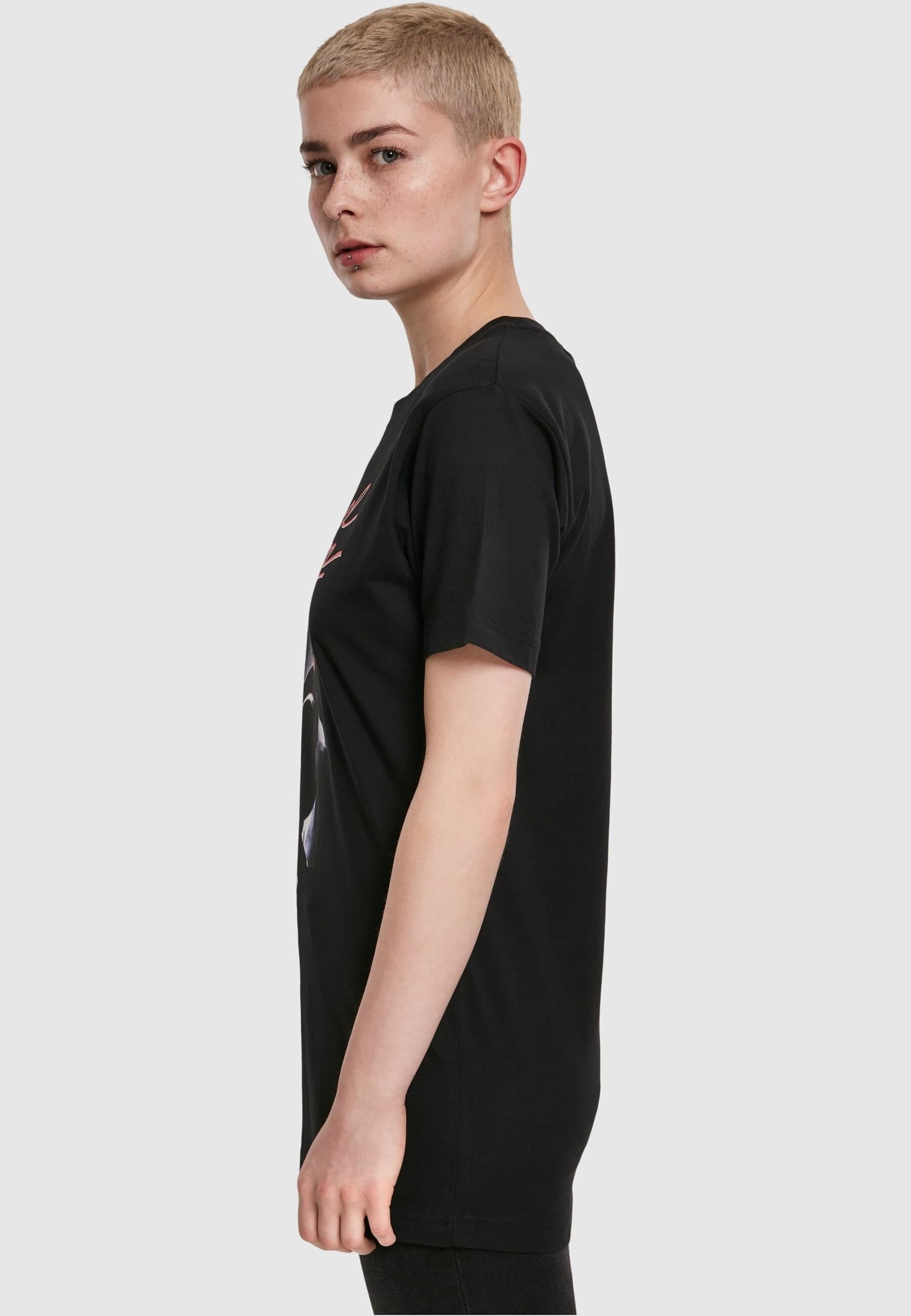 Merchcode Kurzarmshirt »Merchcode Damen Ladies Michael Jackson Tee«, (1 tlg.)