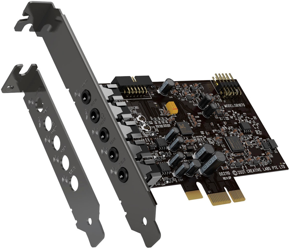 Creative Soundkarte »Sound Blaster Audigy FX V2«, Hi-Res 5.1 PCIe