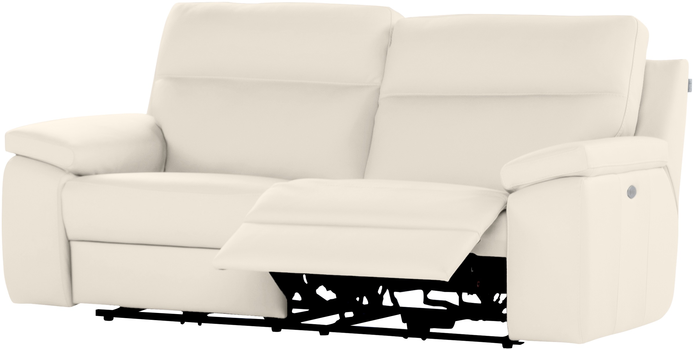 Thumbnail - CALIA ITALIA 3-Sitzer "Primo, hoher Sitzkomfort mit tollem Design" in Leder, optional mit elektrischer Relaxfunktion