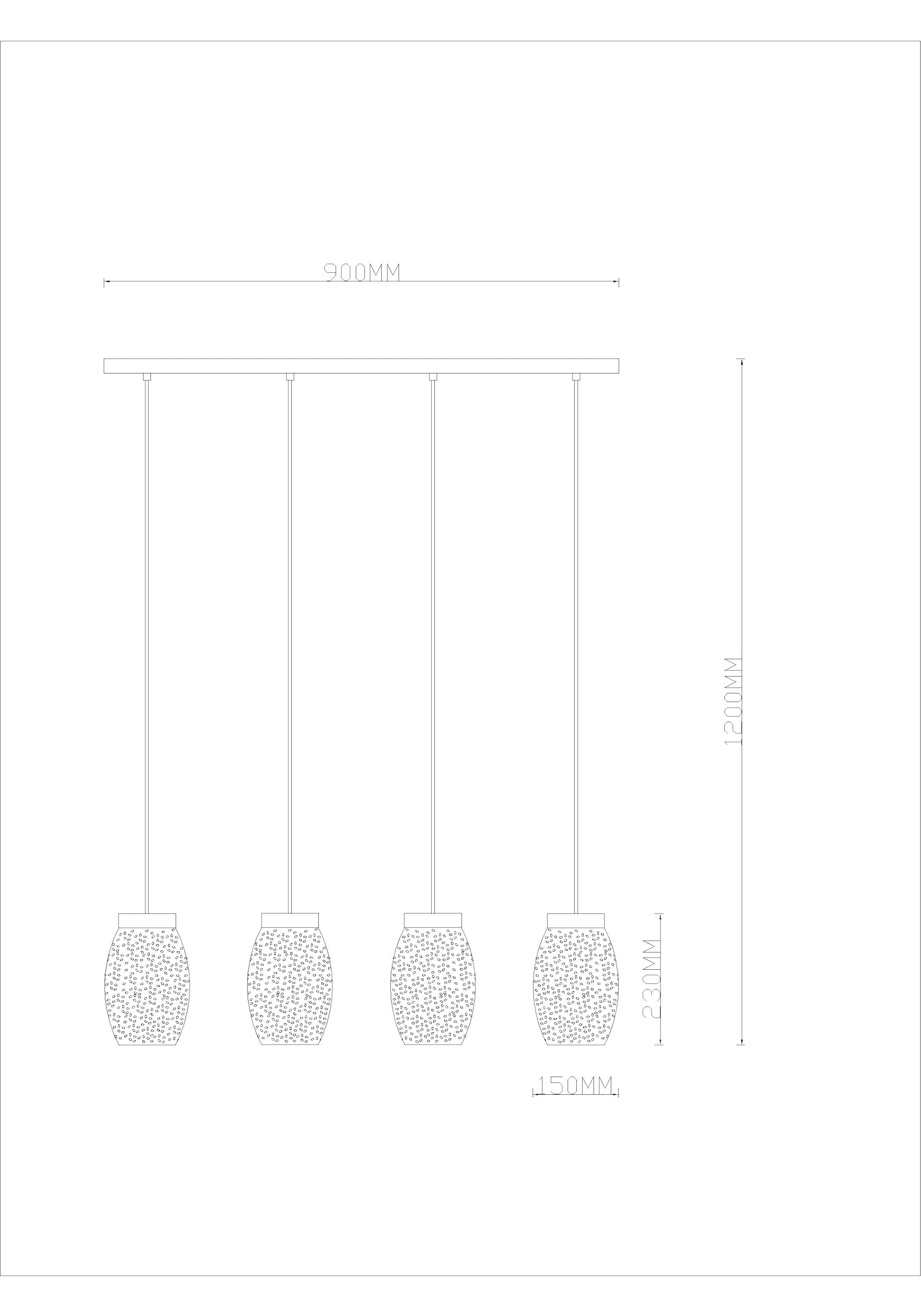 GLOBO LIGHTING Hängeleuchte »NARRI«, Leuchtmittel E27 | ohne Leuchtmittel, Hängelampe/Pendelleuchte/Esszimmer/Wohnzimmer/Esstisch