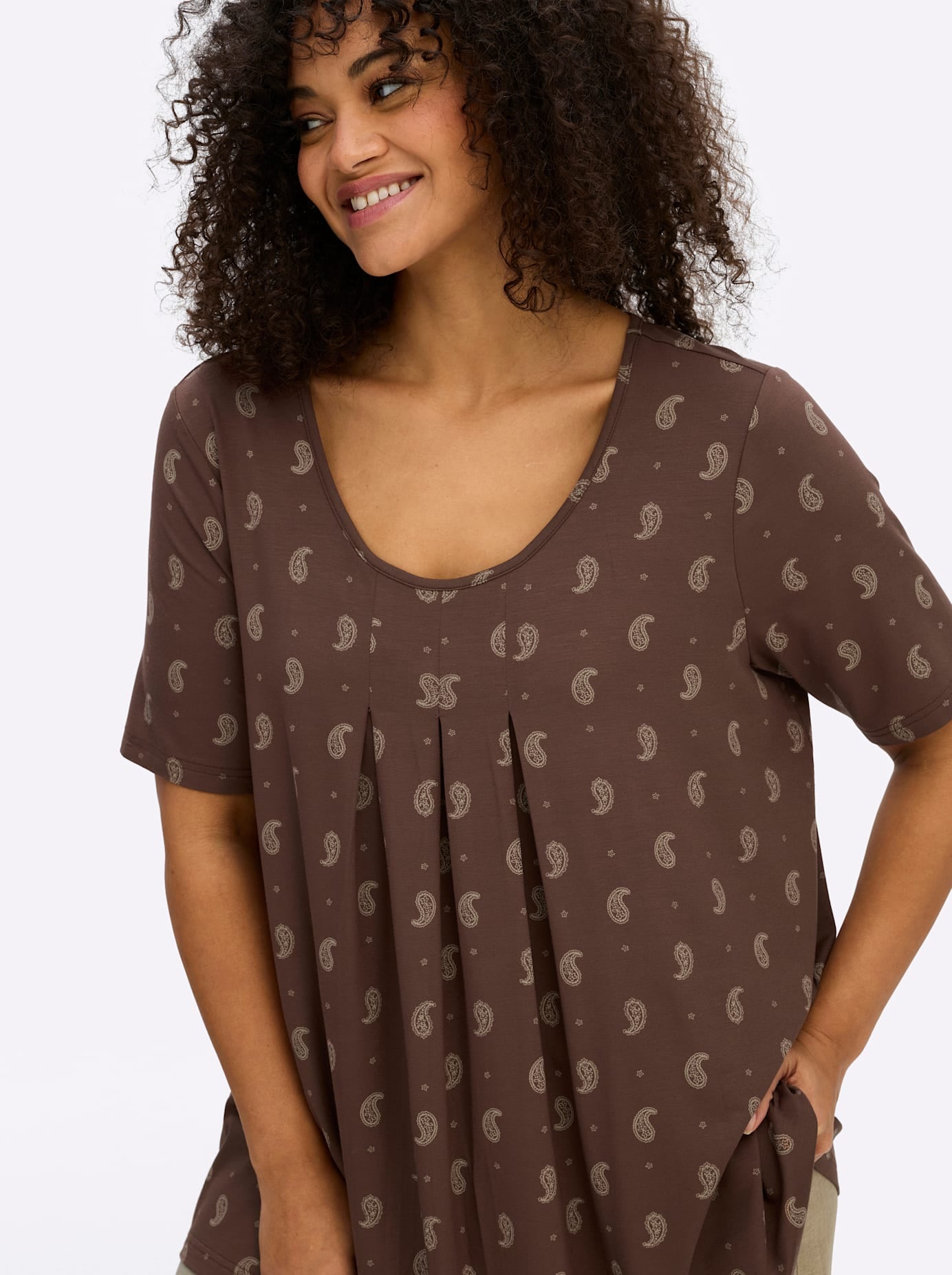 Sheego Longshirt »Halbarmshirt« 1