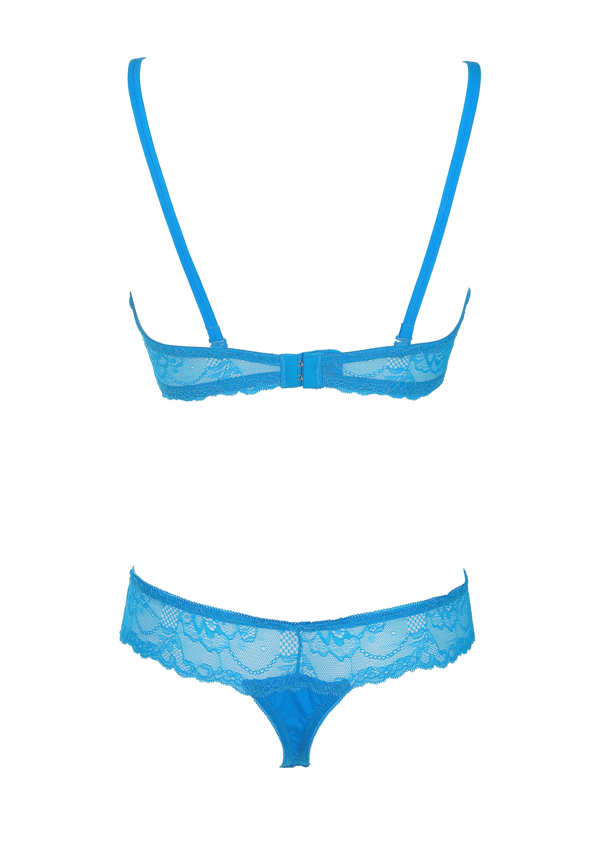 Family Trends Set: Push-up-BH, (mit Hüftslip), mit Push Up-BH und Slip