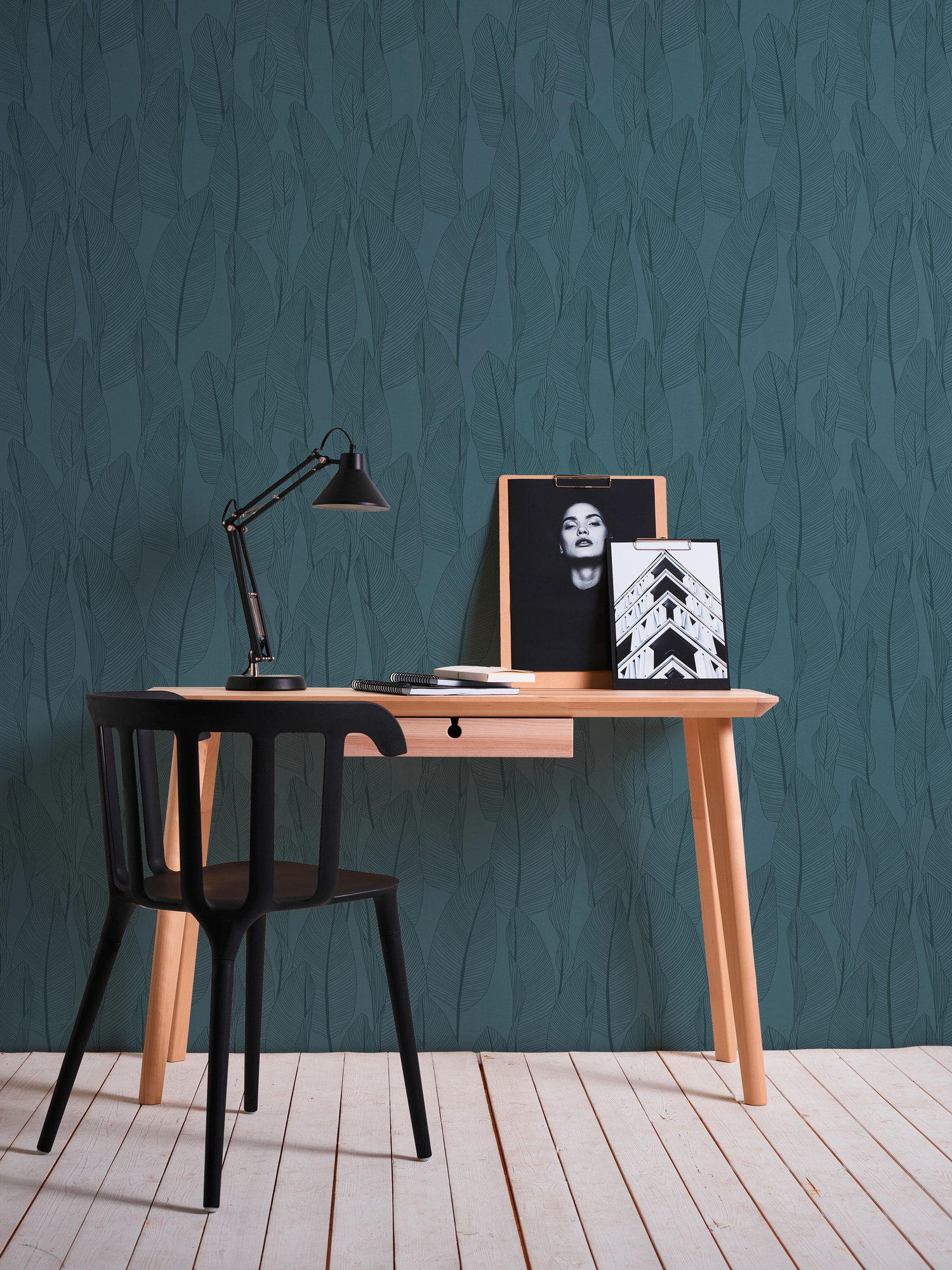 A.S. Création Vliestapete »Exotic Life mit Blättern floral«, floral-botanisch-Wald, Tapete Blumen Tapeten Wohnzimmer Schlafzimmer Küche modern Flur Design