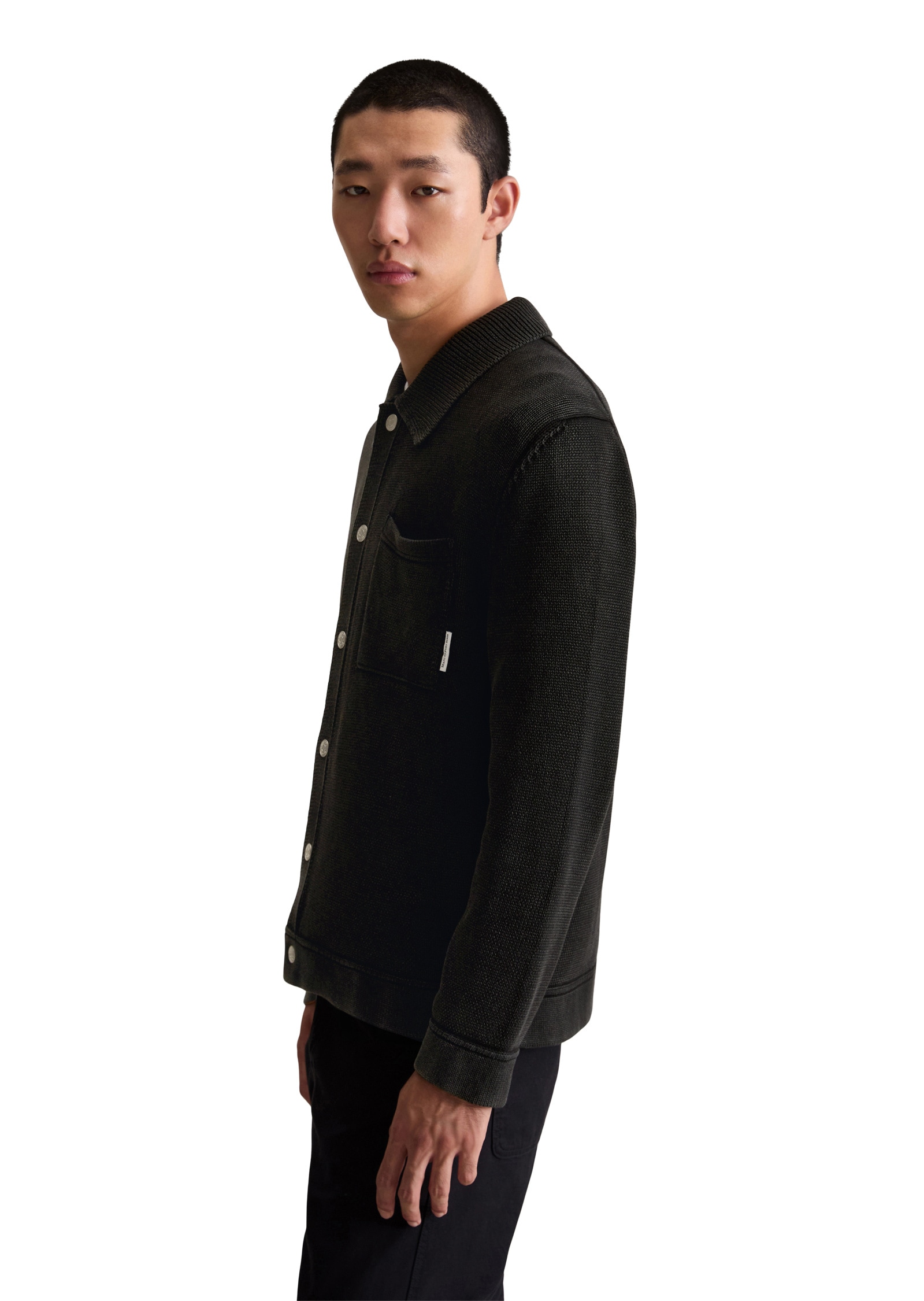 Marc O'Polo DENIM Cardigan »in Jeansjacken-Optik«