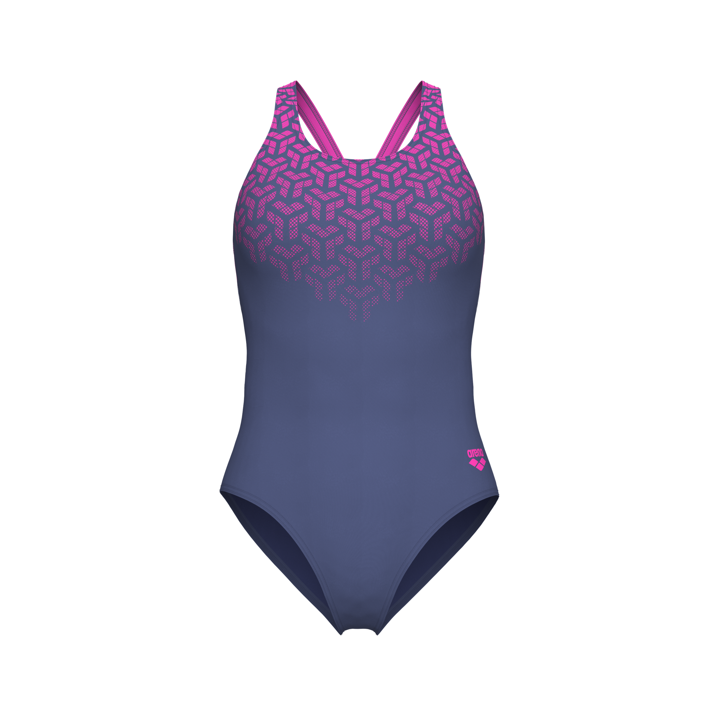 Arena Badeanzug »WOMEN'S ARENA KIKKO V SWIMSUIT V BACK GRAPHIC«, (1 St.), mit UV-Schutz UPF 50+
