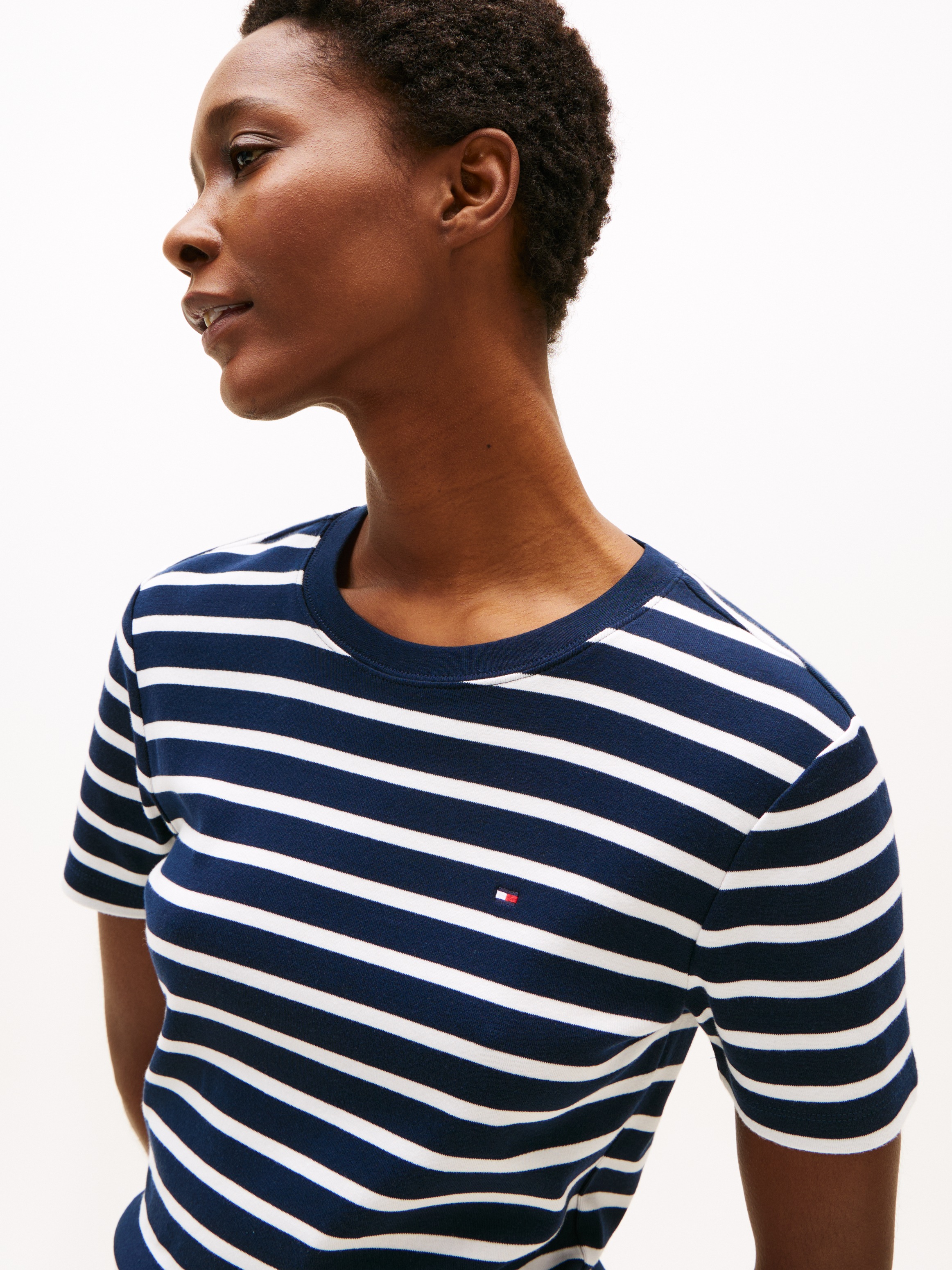 Tommy Hilfiger T-Shirt "SLIM CODY C-NK SS" Baumwolle, slim fit günstig online kaufen