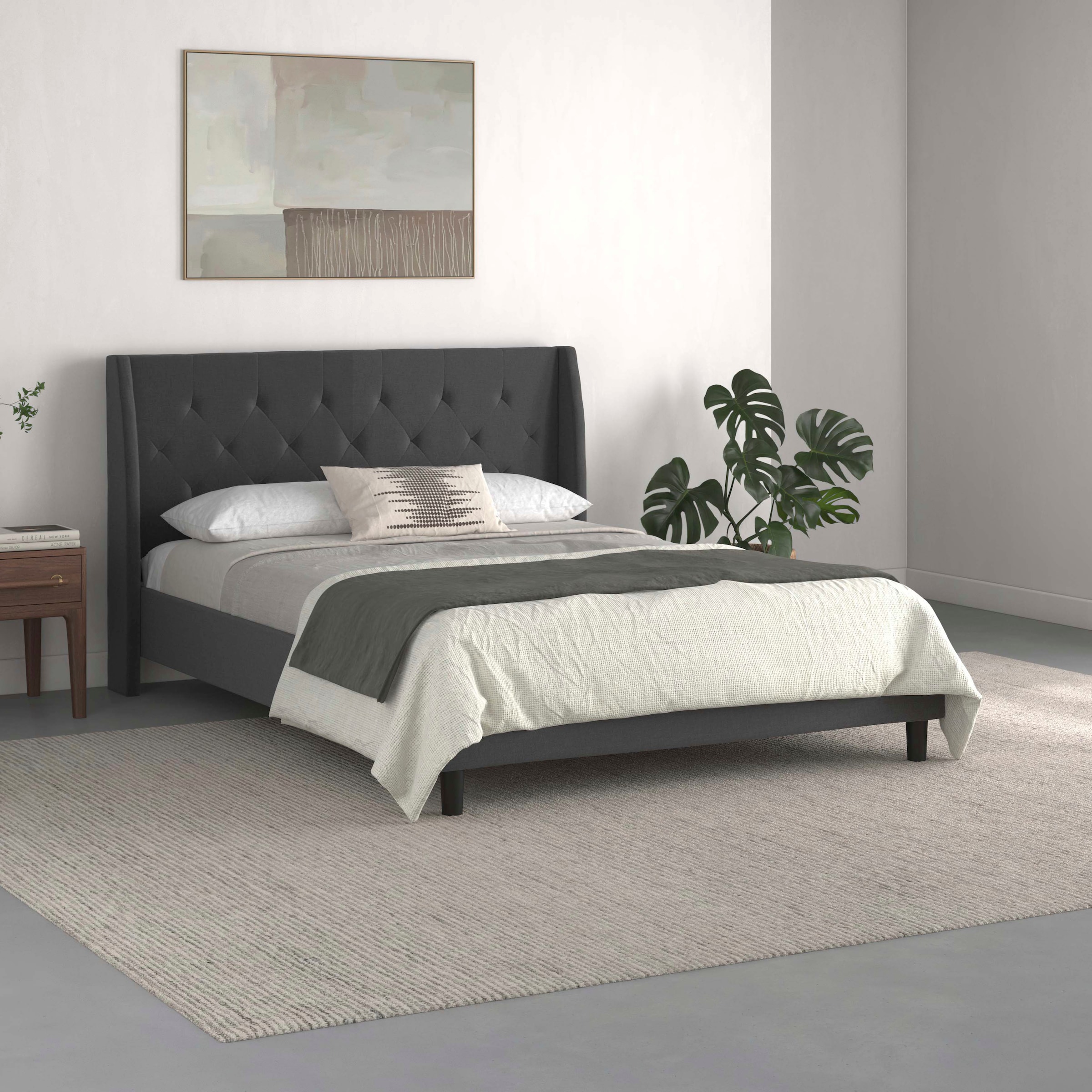 OTTO home Polsterbett "Kempton" 1 Stk. tlg. mit Rautenheftung, gepolstert, günstig online kaufen