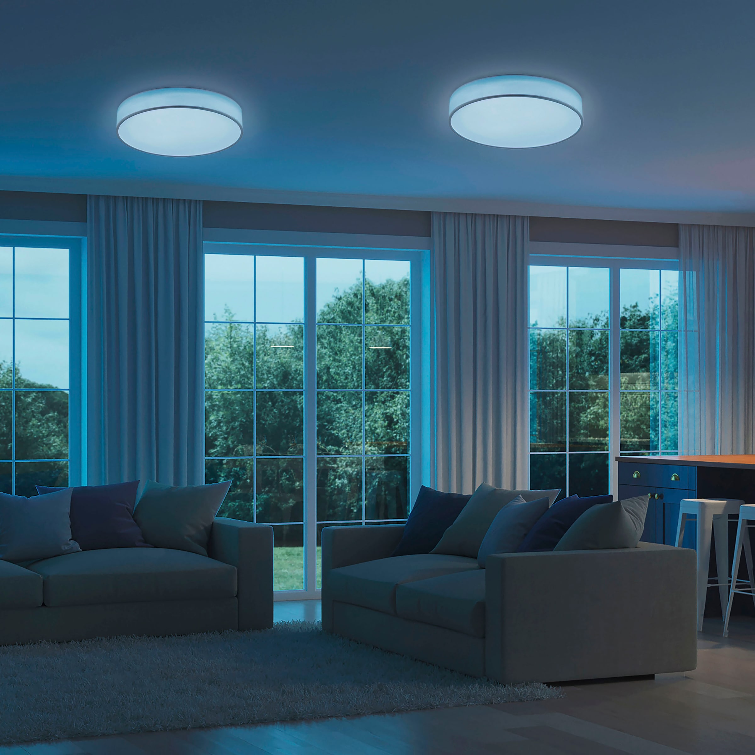 TRIO Leuchten LED Deckenleuchte »DIAMO«, moderne Home eine BAUR kaufen 1 für WiZ-Technologie flammig-flammig, | Smart Mit Lösung